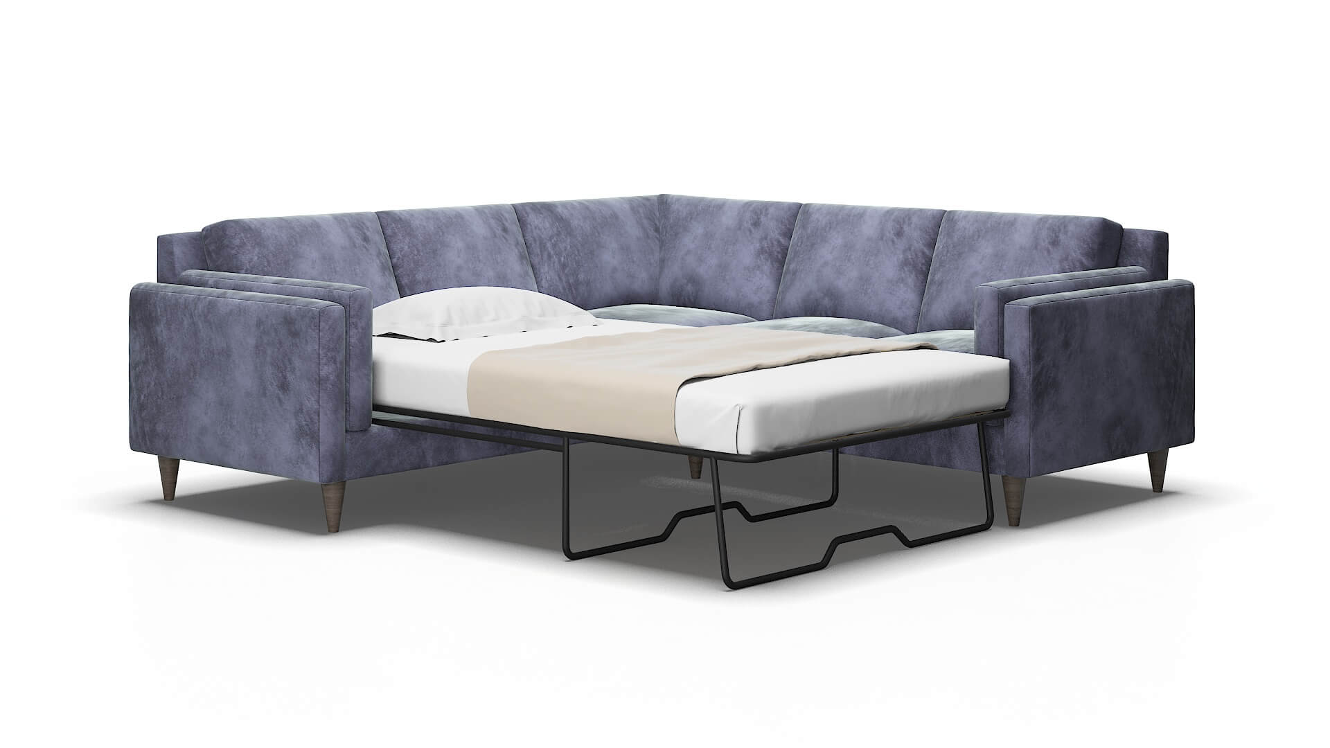 Helsinki Terrain dusk Sectional sleeper Espresso Legs  2