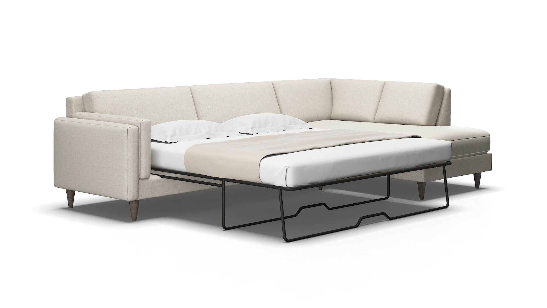 Helsinki Terrain natural Panel sleeper Espresso Legs  2