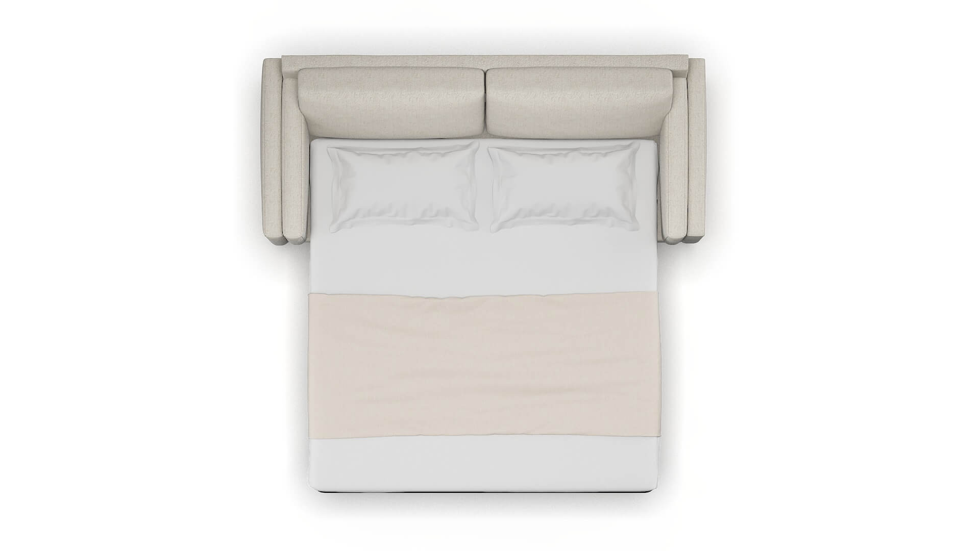 Helsinki Terrain Natural Sofa Sleeper Espresso legs 3