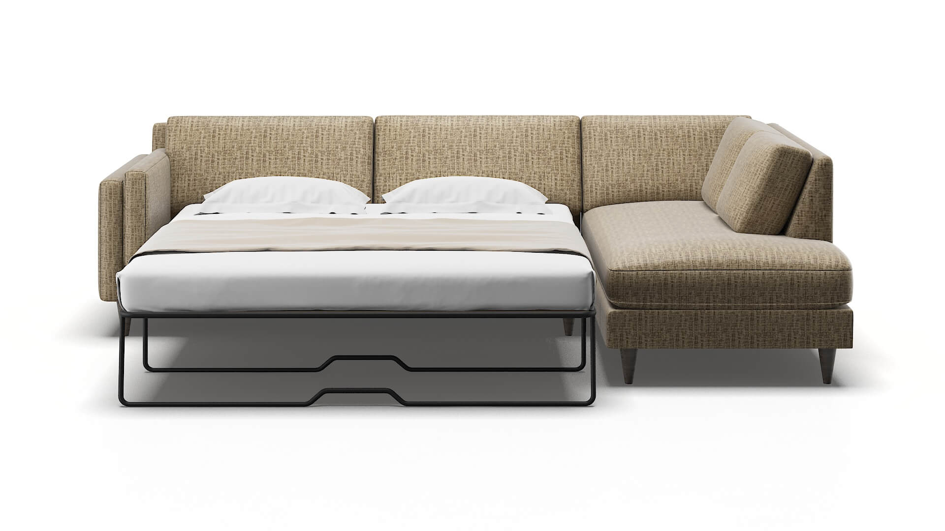 Helsinki Venus Mocha Panel Sleeper Espresso legs 1