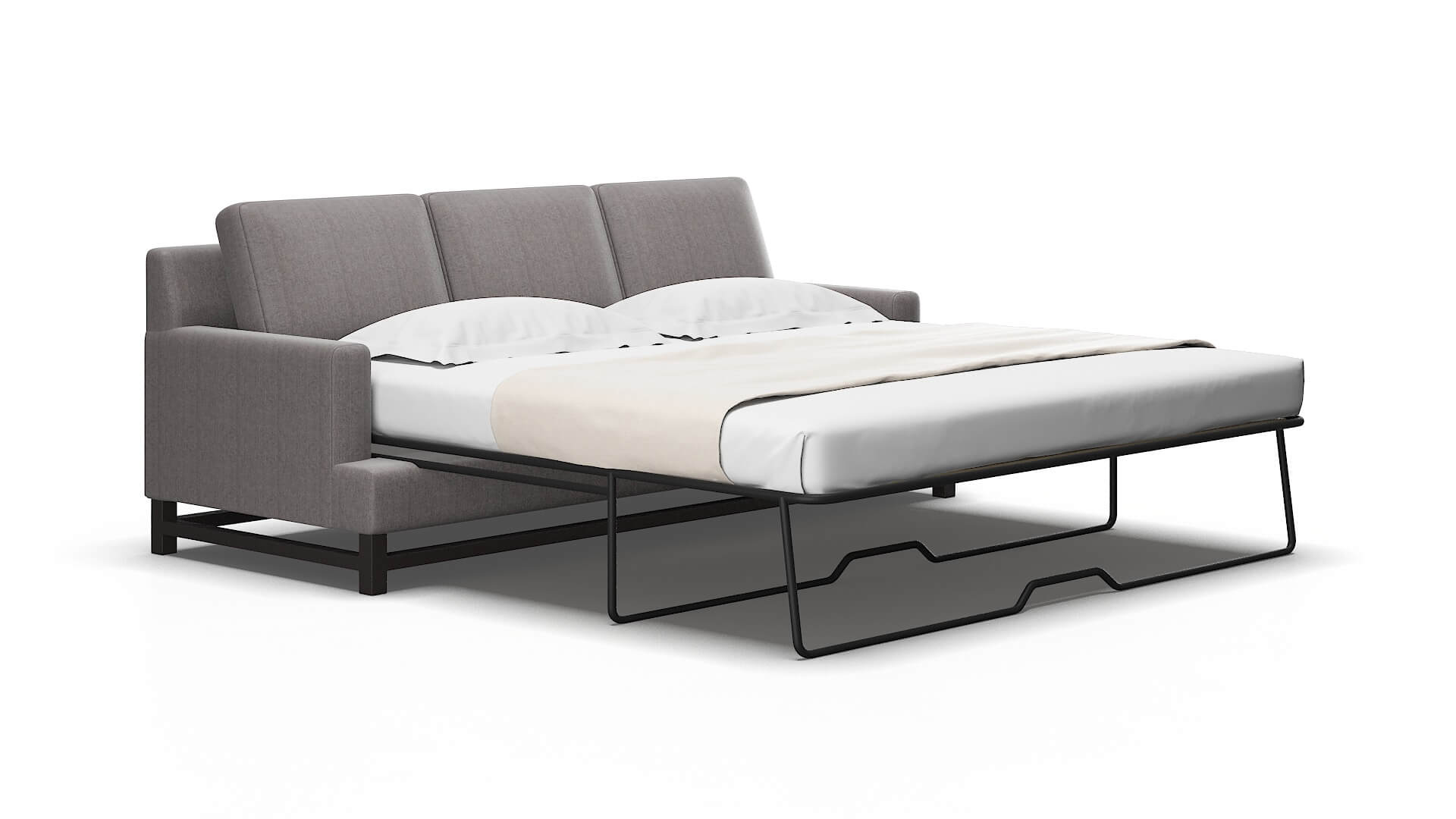 Houston Atlas_plz silver Sofa sleeper Espresso Legs  2