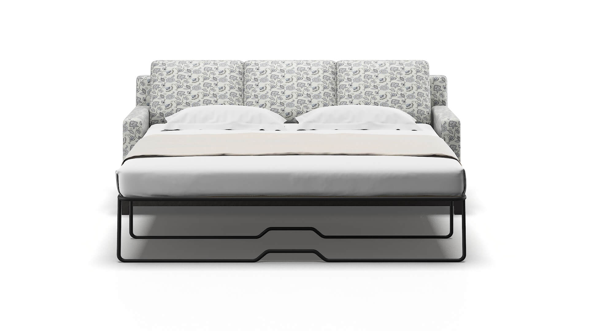 Houston Avignon Sky Sofa Sleeper Espresso legs 1