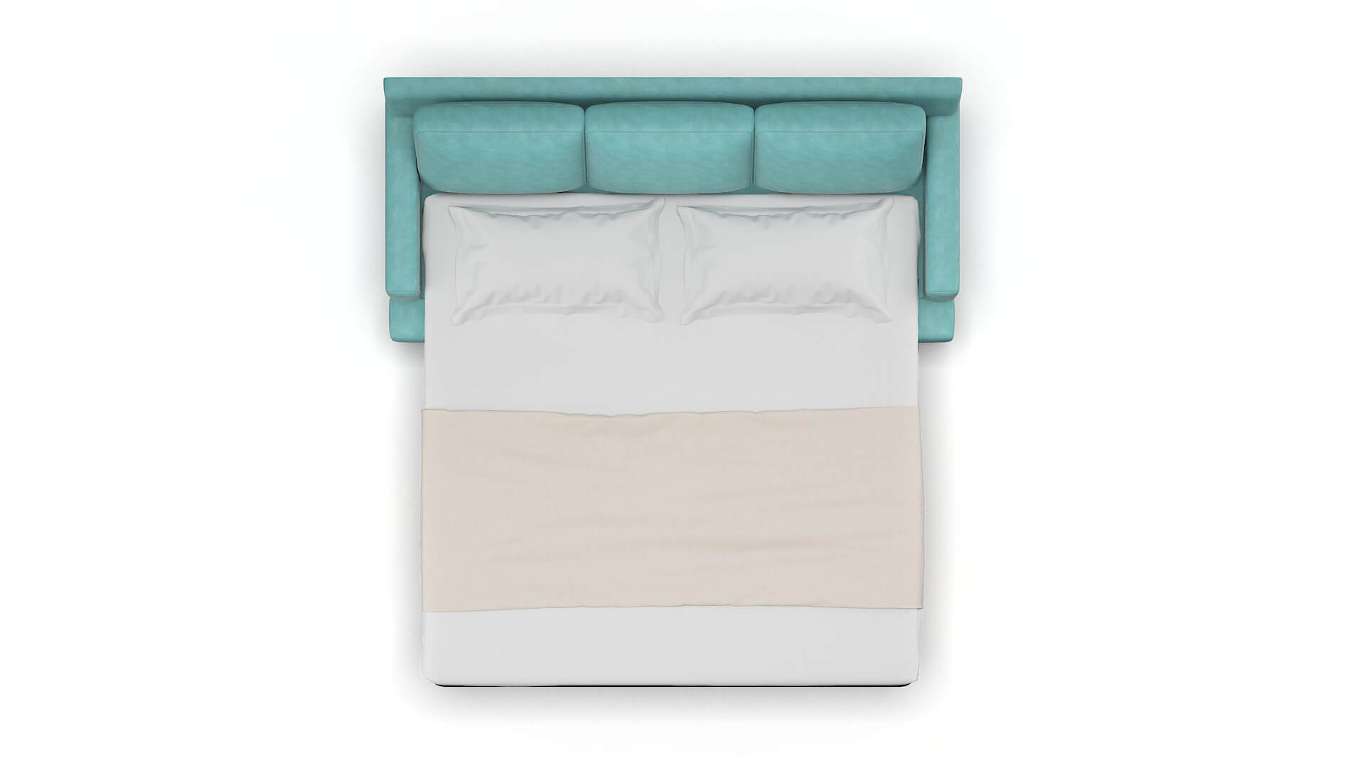 Houston Bella Caribbean Sofa Sleeper Espresso legs 3