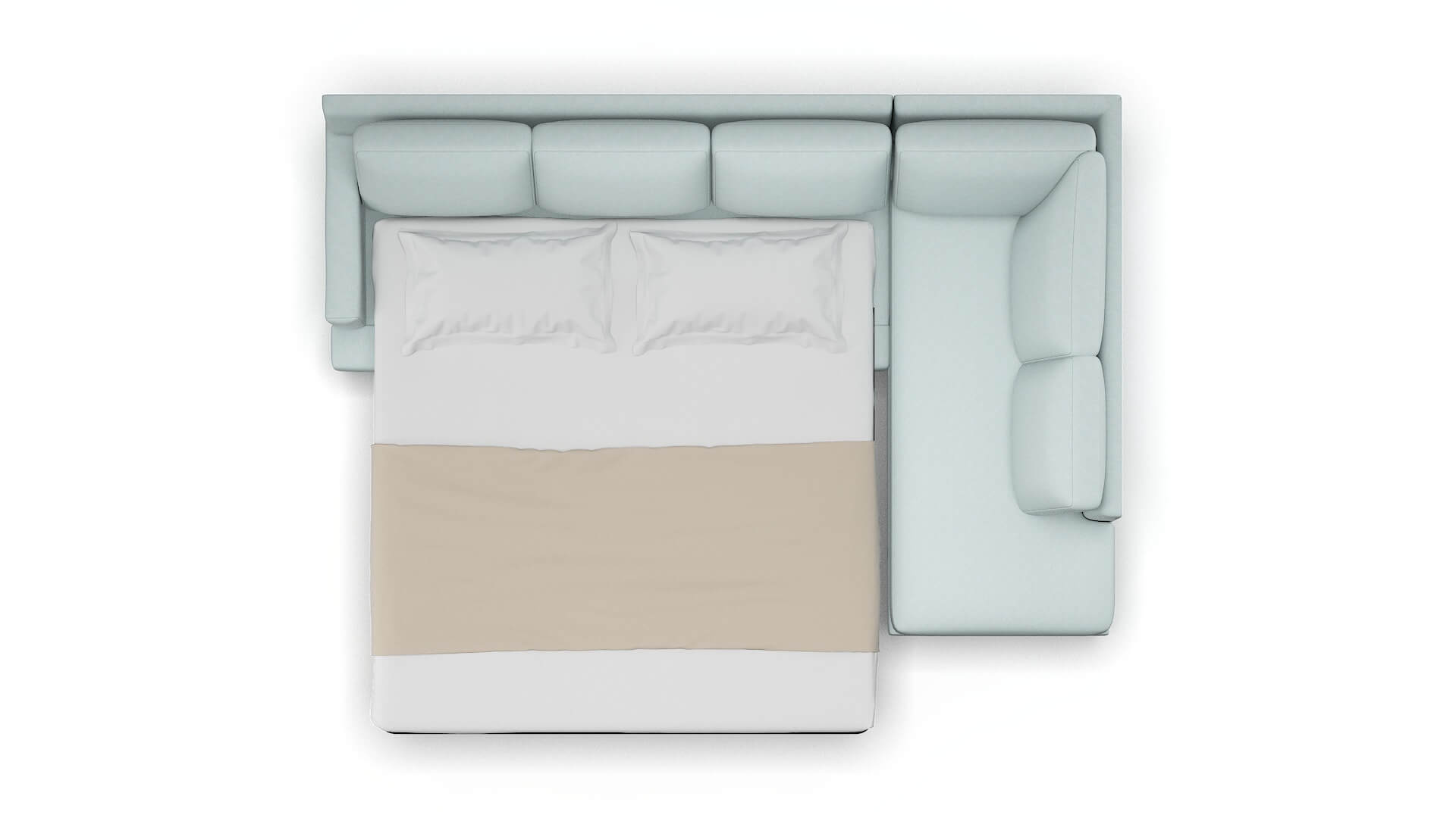 Houston Bella Skylight Panel Sleeper Espresso legs 3