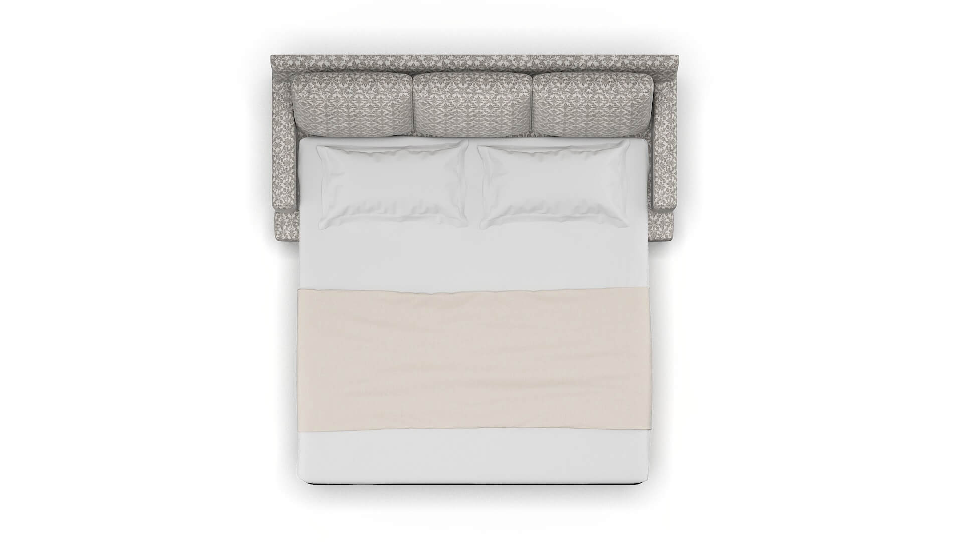 Houston Bergamo Dove Sofa Sleeper Espresso legs 3