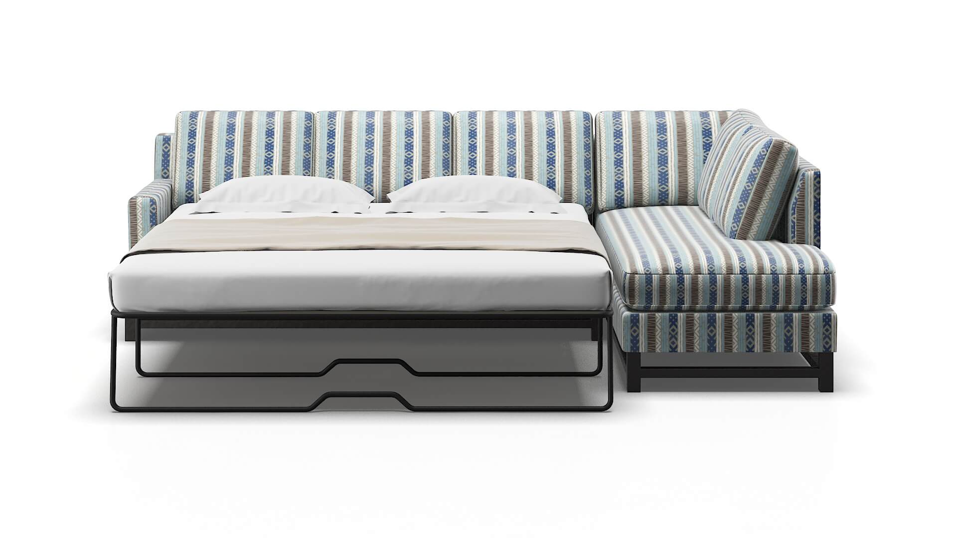 Houston Bodhi Indigo Panel Sleeper Espresso legs 1