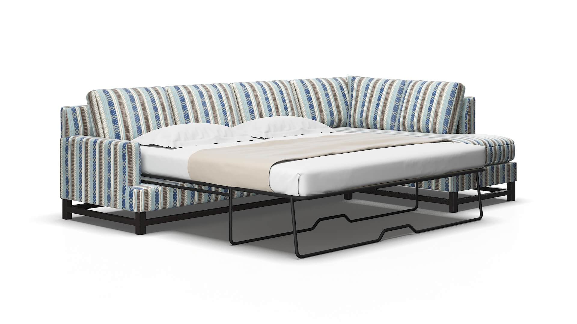 Houston Bodhi Indigo Panel Sleeper Espresso legs 2