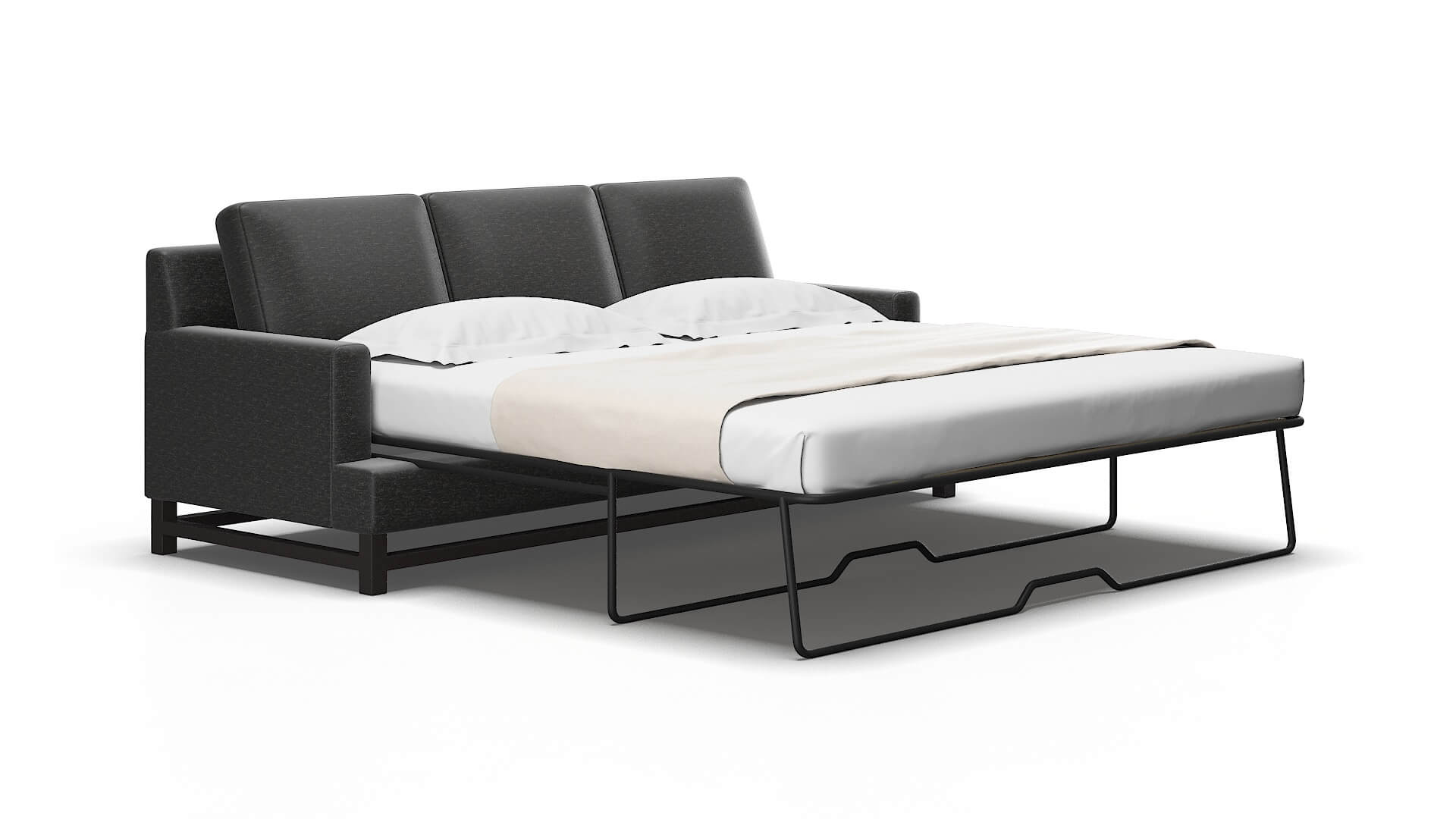 Houston Chance denim Sofa sleeper Espresso Legs  2