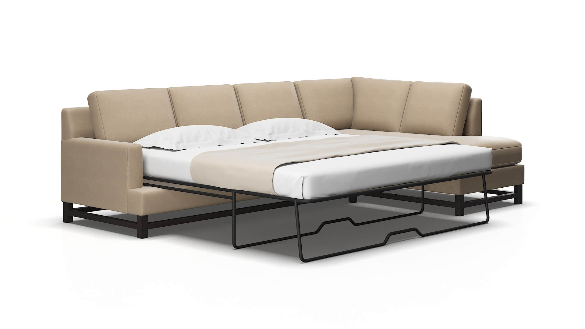 Houston Chance Platinum Panel Sleeper espresso legs 2