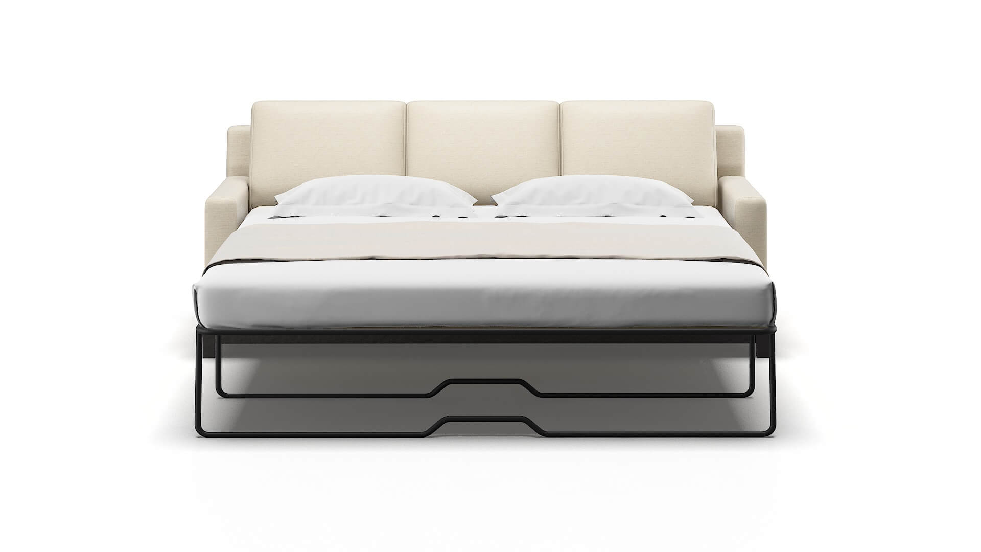 Houston Chance Sand Sofa Sleeper Espresso legs 1