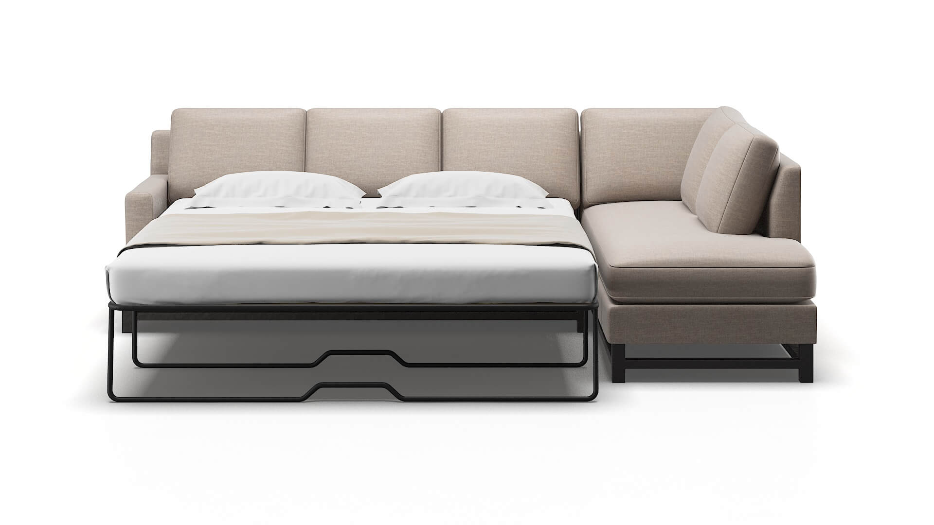 Houston Clyde Dolphin Panel Sleeper Espresso legs 1