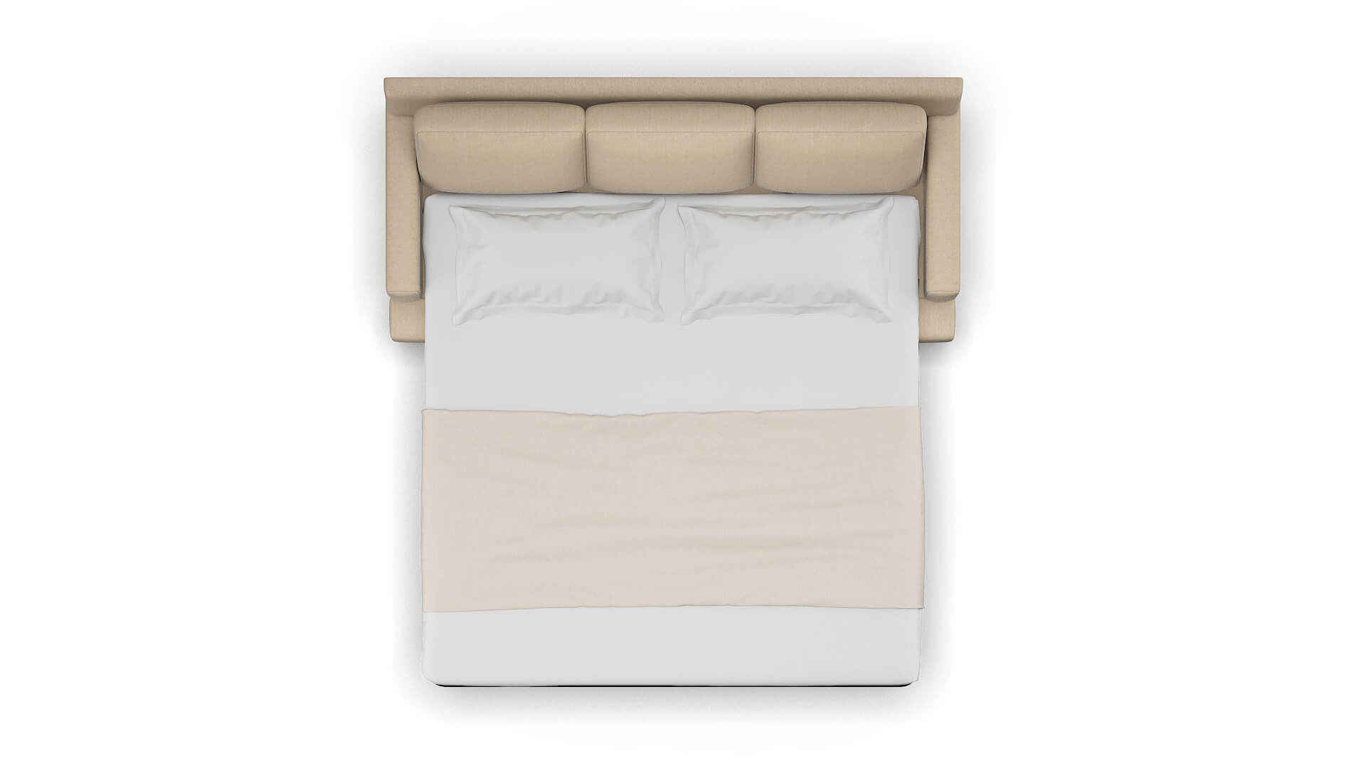 Houston Cosmo Fawn Sofa Sleeper Espresso legs 3