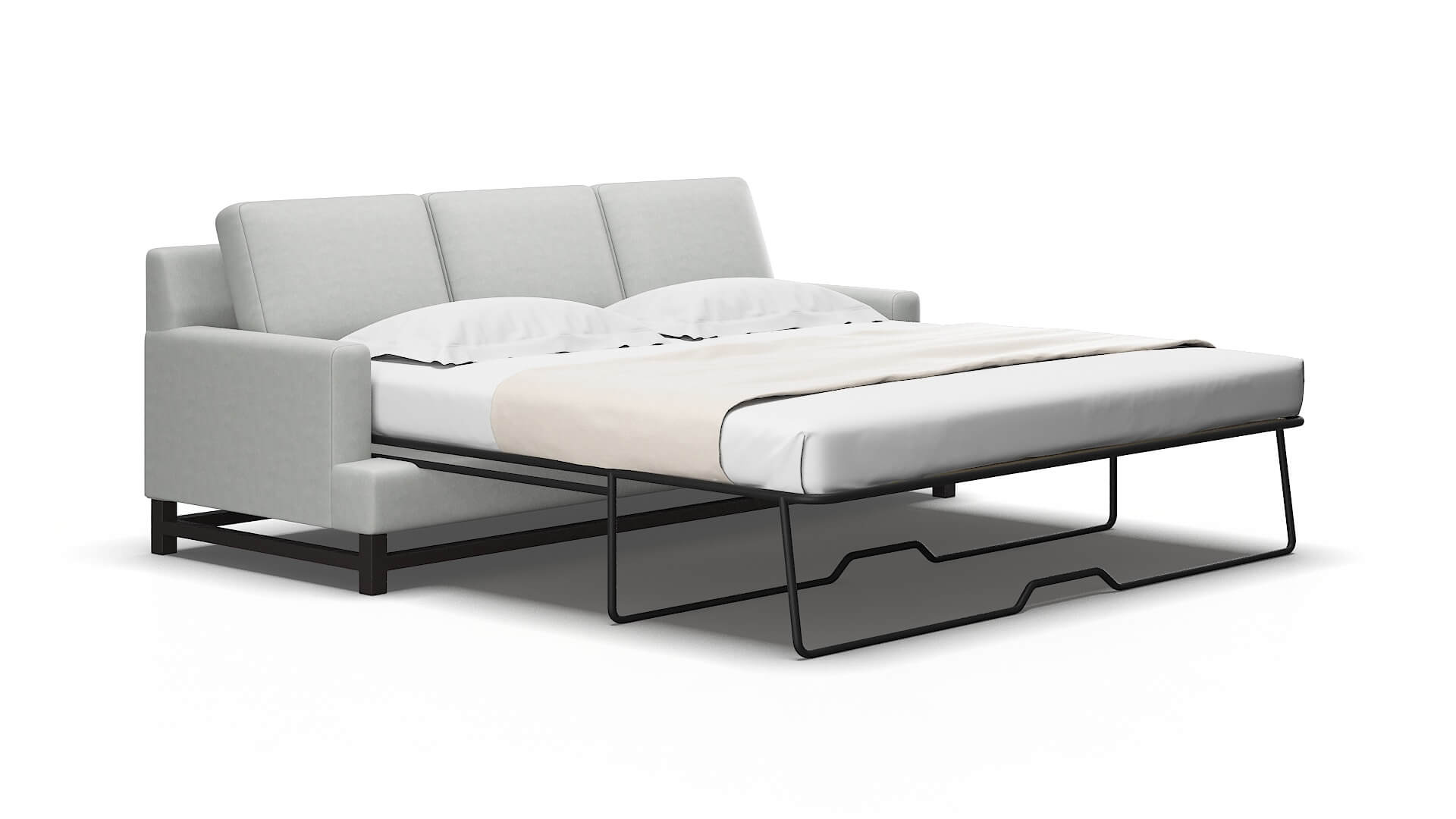 Houston Dawson platinum Sofa sleeper Espresso Legs  2
