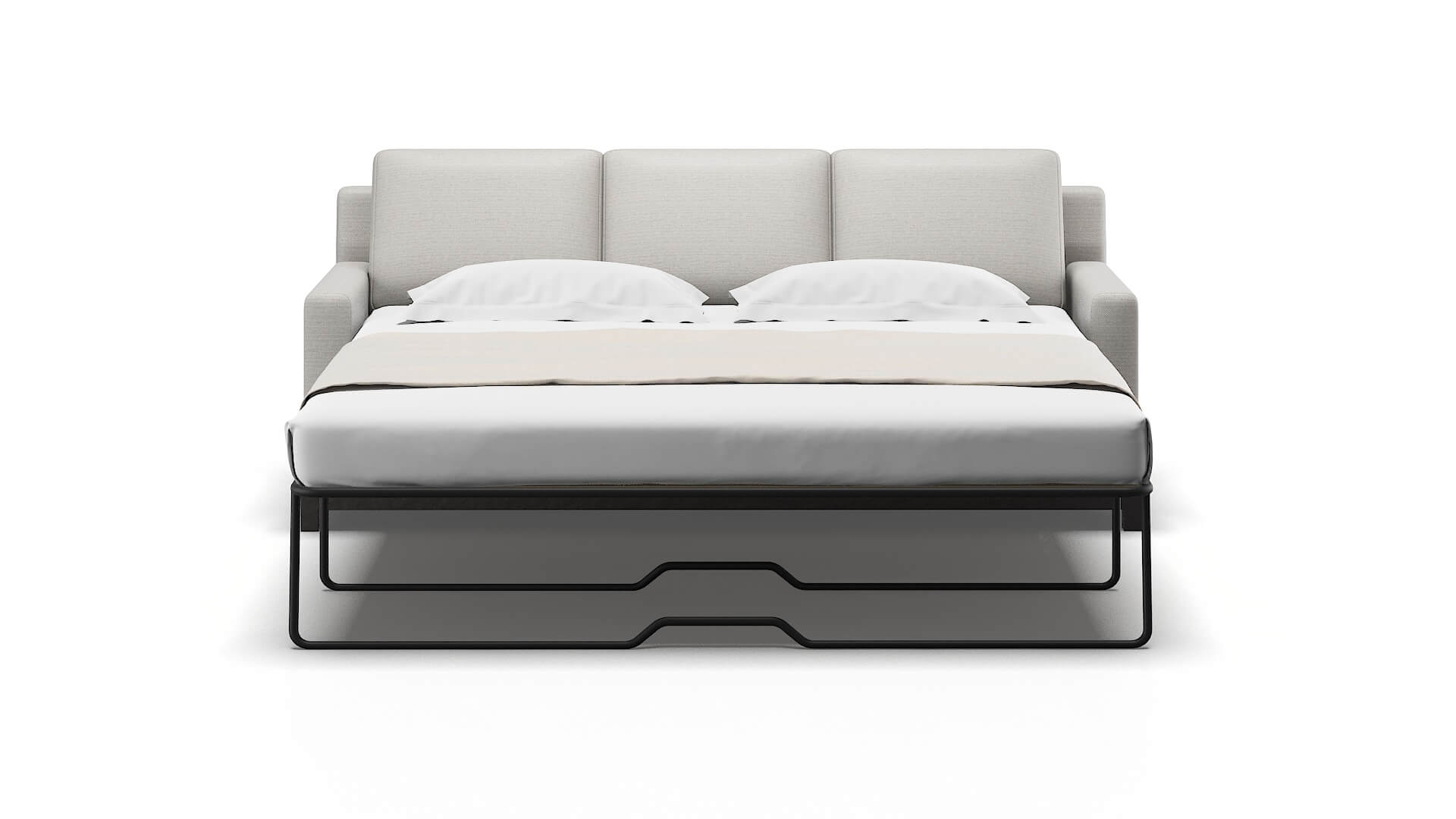 Houston Derby Grey Sofa Sleeper Espresso legs 1