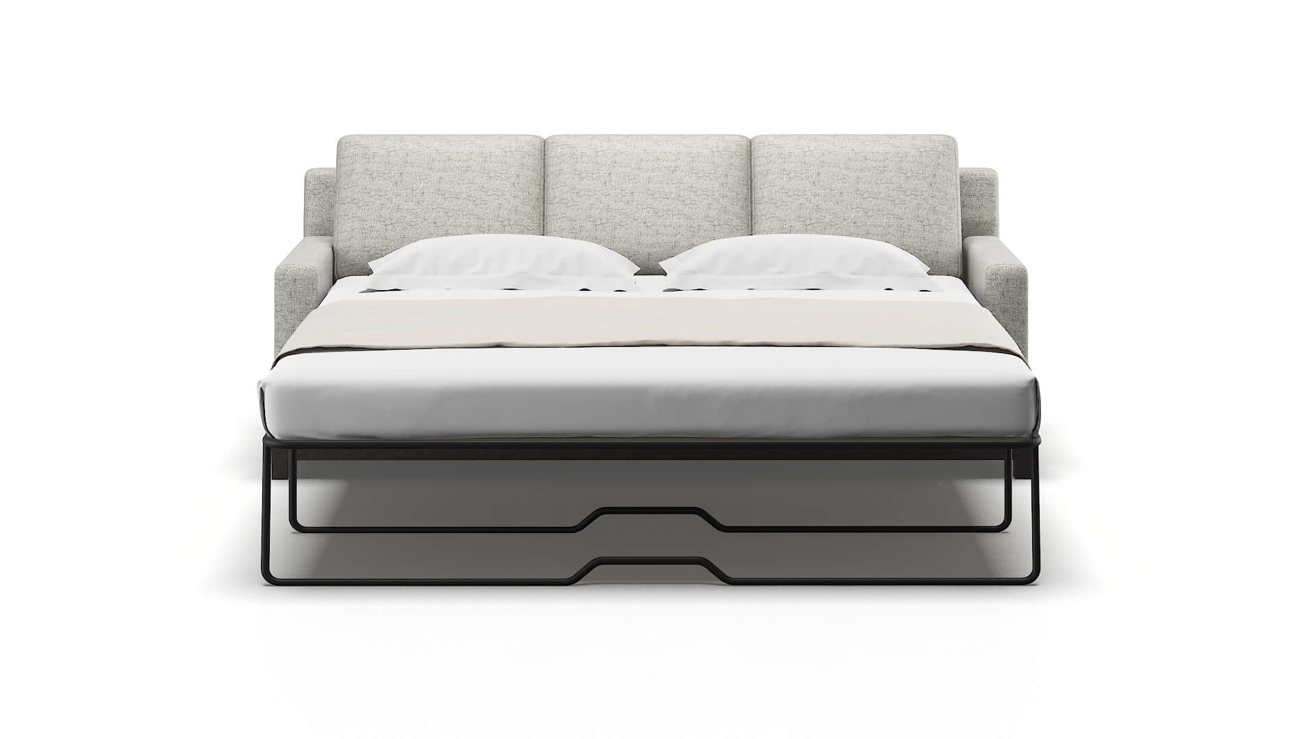 Houston Derby Silver Sofa Sleeper Espresso legs 1