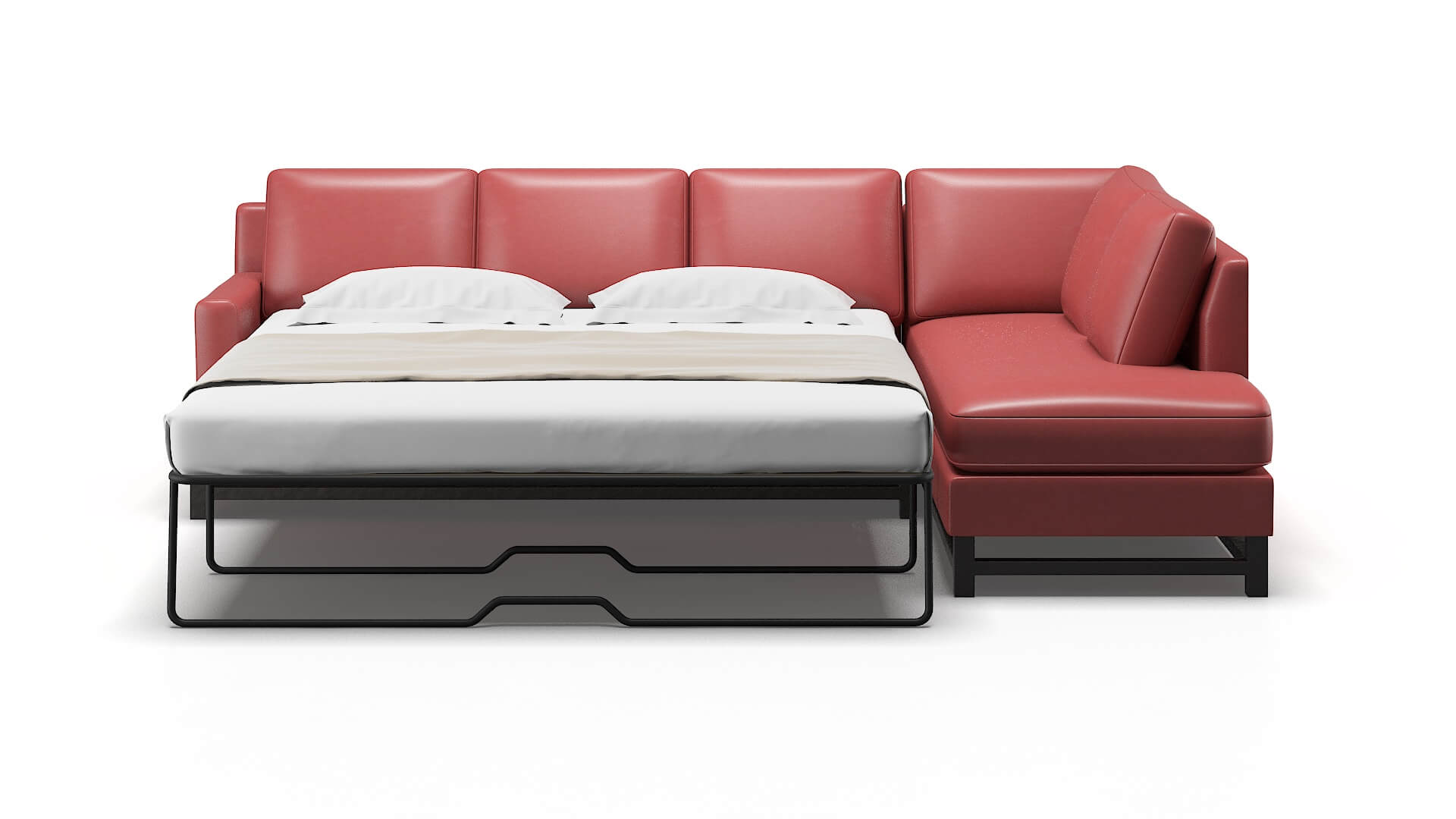 Houston Dillion Cordovan Panel Sleeper Espresso legs 1