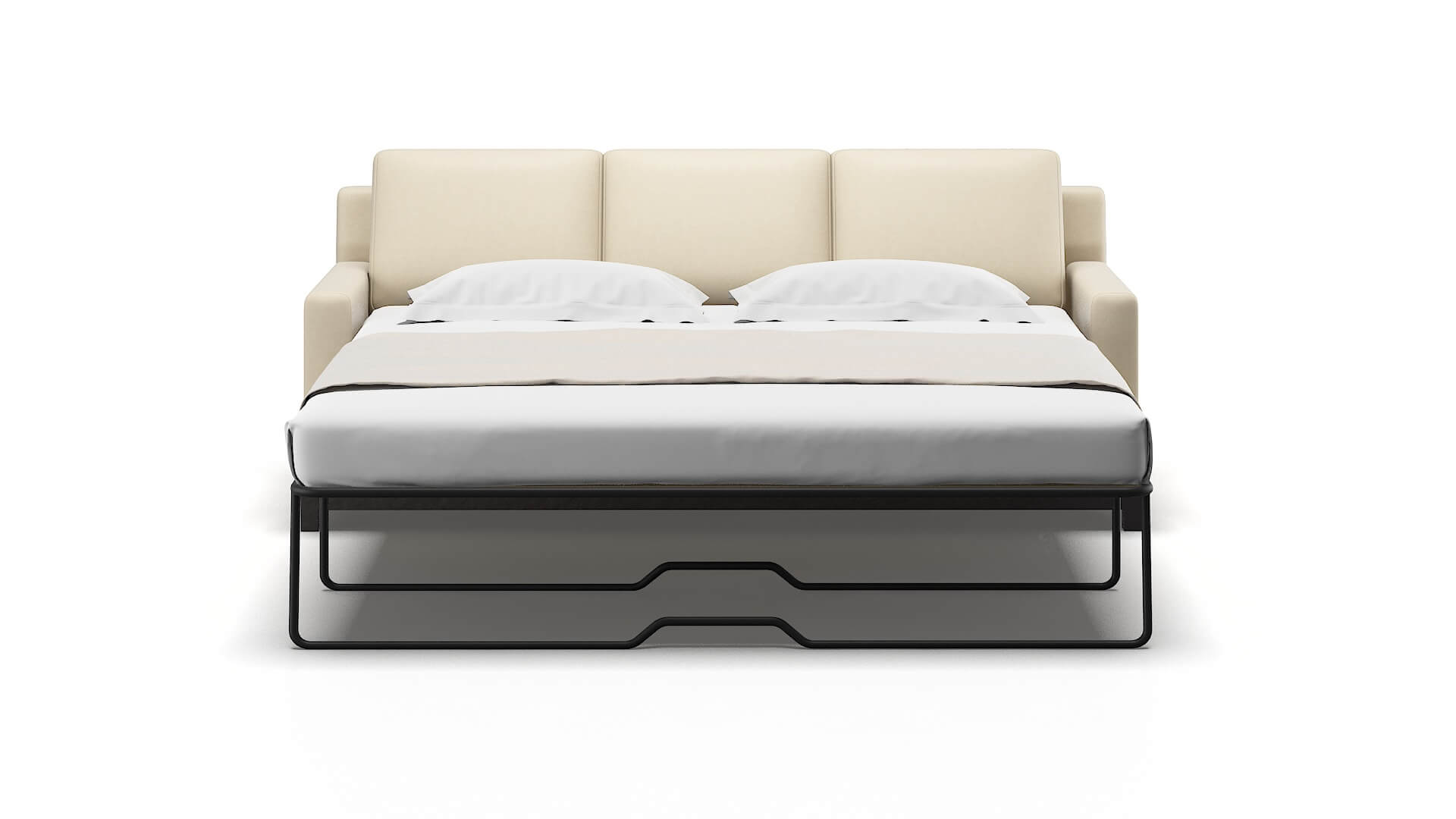 Houston Dream_d Almond Sofa Sleeper Espresso legs 1