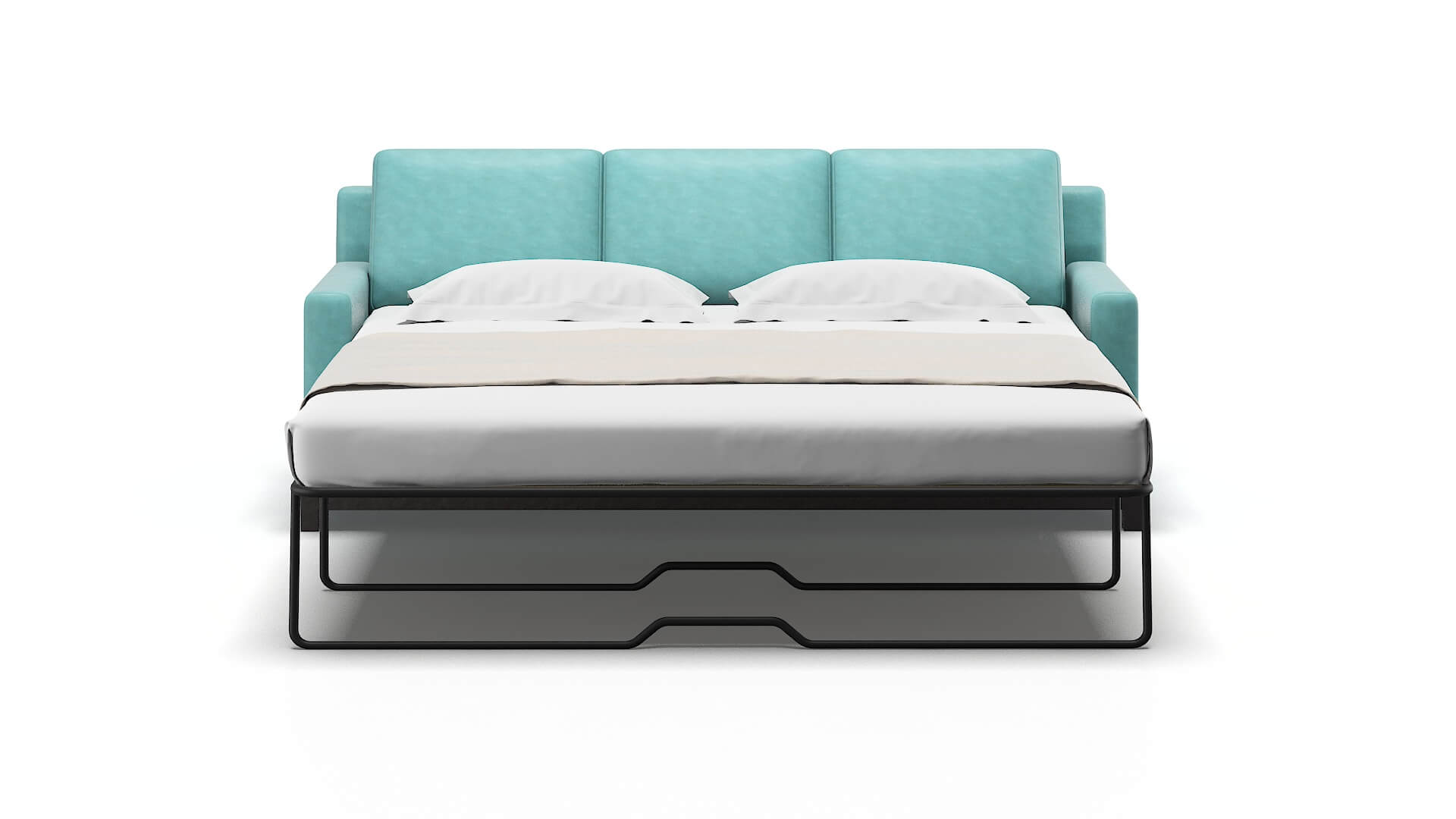 Houston Dream_d French_blue Sofa Sleeper Espresso legs 1