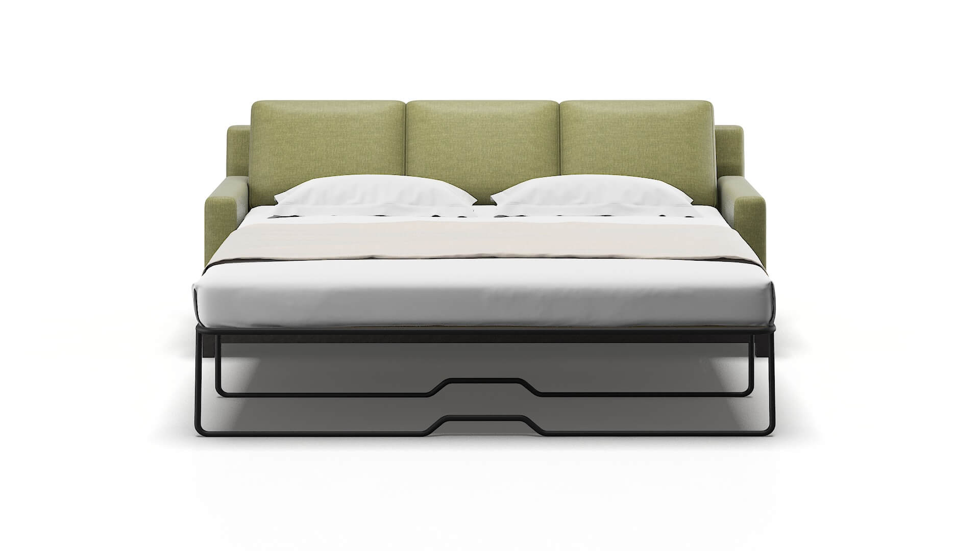 Houston Durham Lime Sofa Sleeper Espresso legs 1