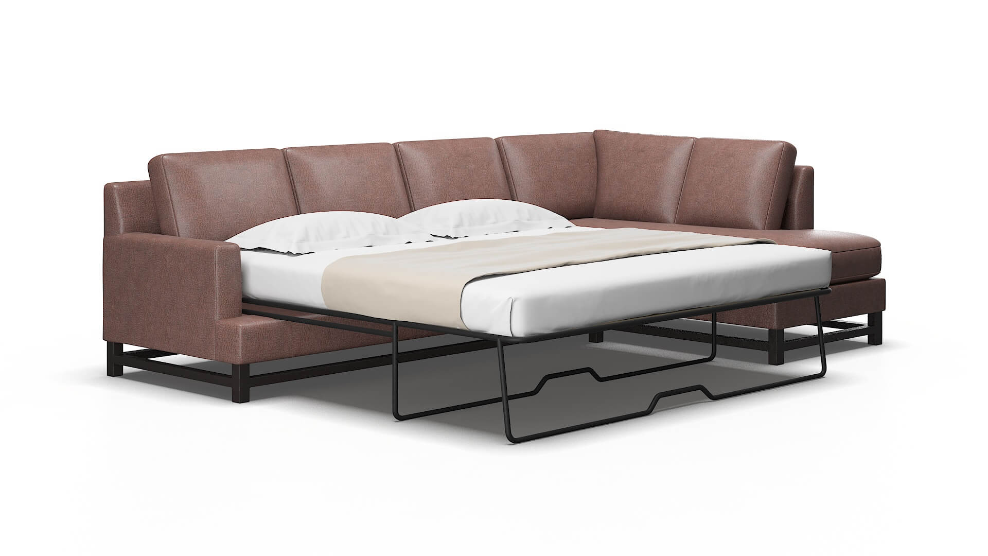 Houston Ford Brown Panel Sleeper Espresso legs 2