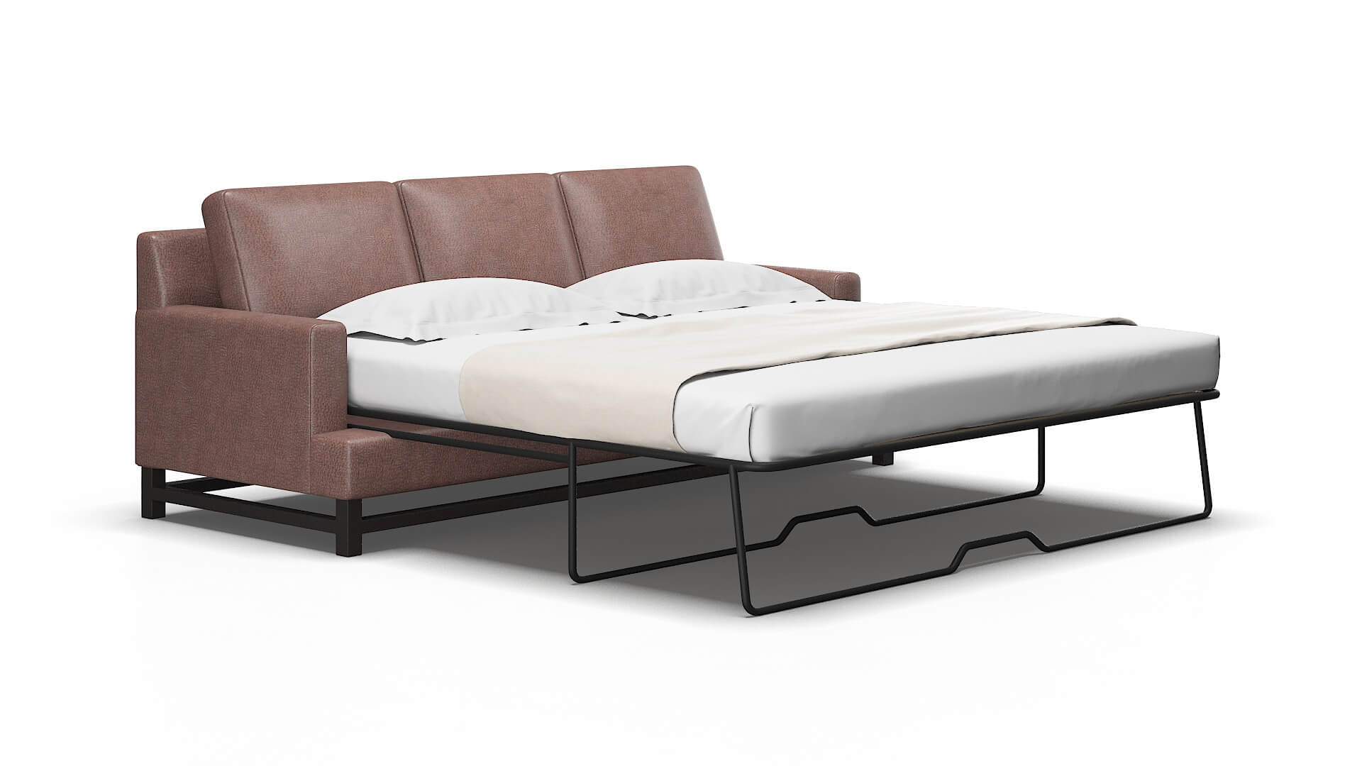 Houston Ford Brown Sofa Sleeper Espresso legs 2