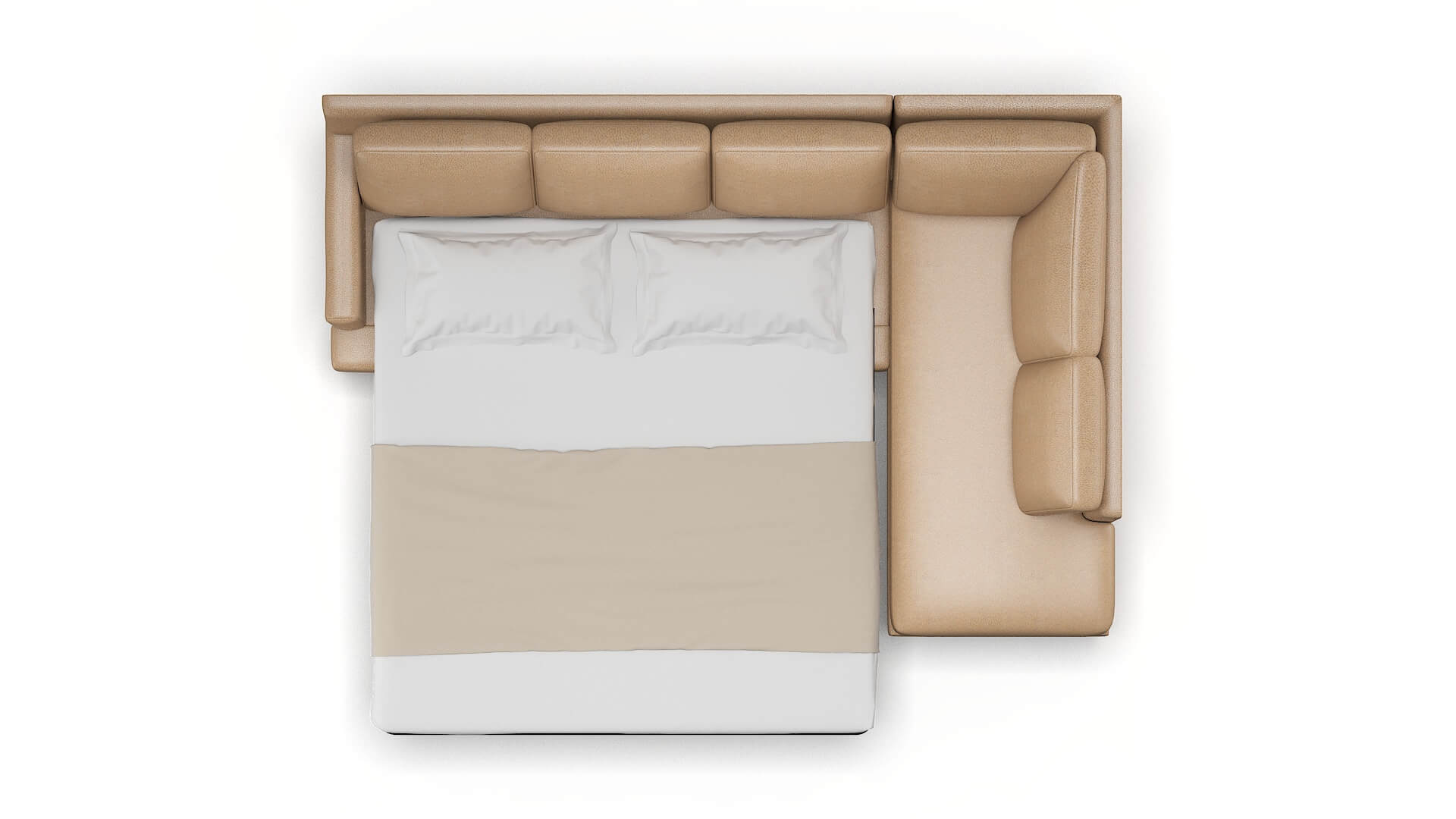 Houston Ford Dune Panel Sleeper Espresso legs 3