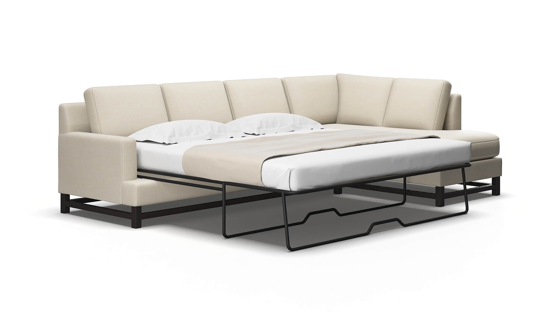 Houston Keylargo almond Panel sleeper Espresso Legs  2