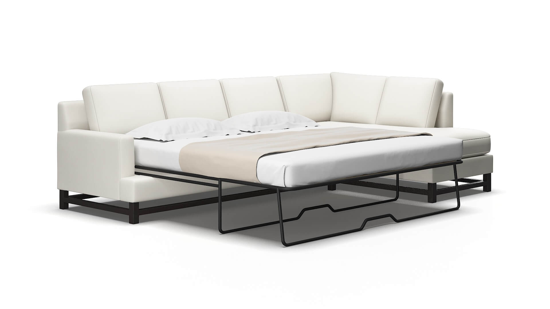 Houston Keylargo oatmeal Panel sleeper Espresso Legs  2