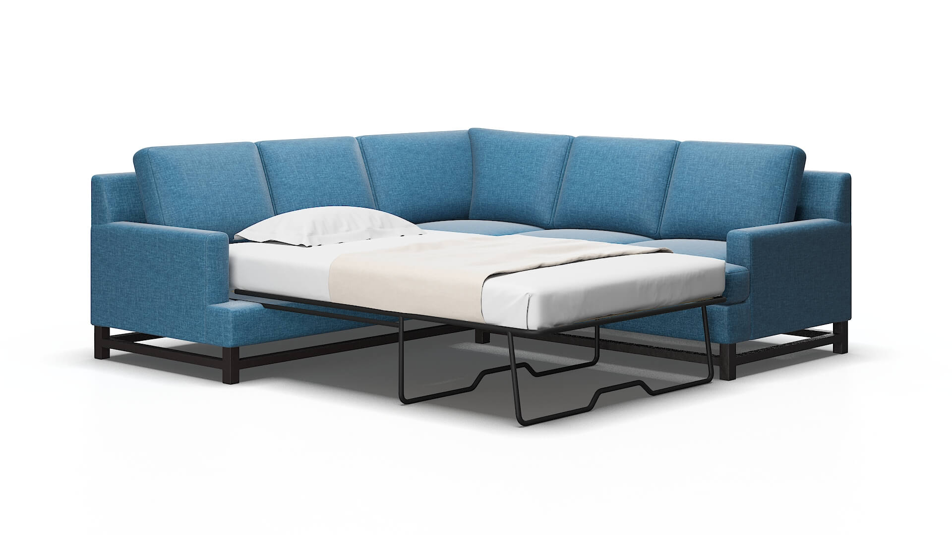 Houston Keylargo ocean Sectional sleeper Espresso Legs  2