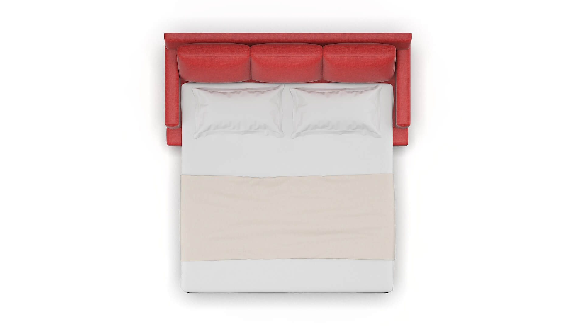 Houston Leslie Poppy Sofa Sleeper Espresso legs 3