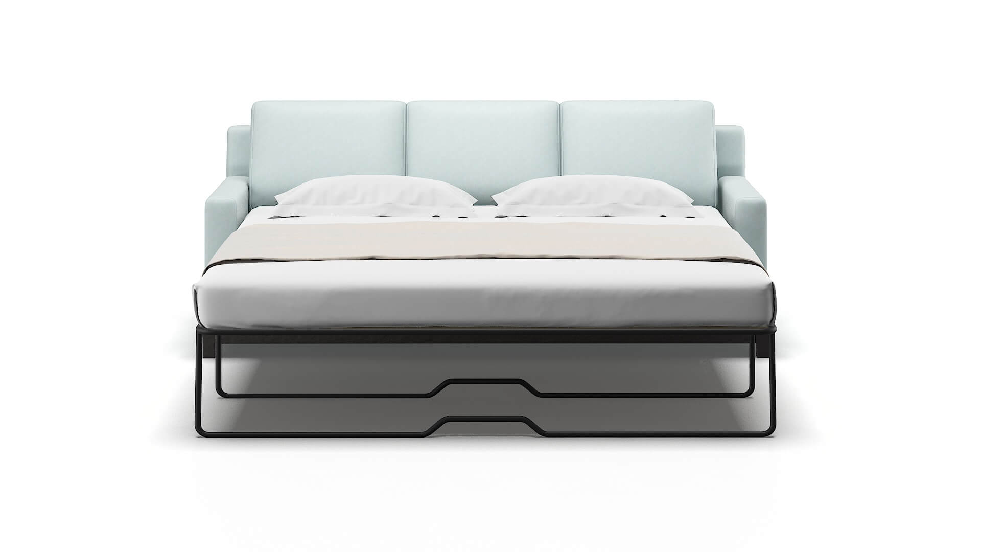 Houston Leslie Robins_egg Sofa Sleeper Espresso legs 1