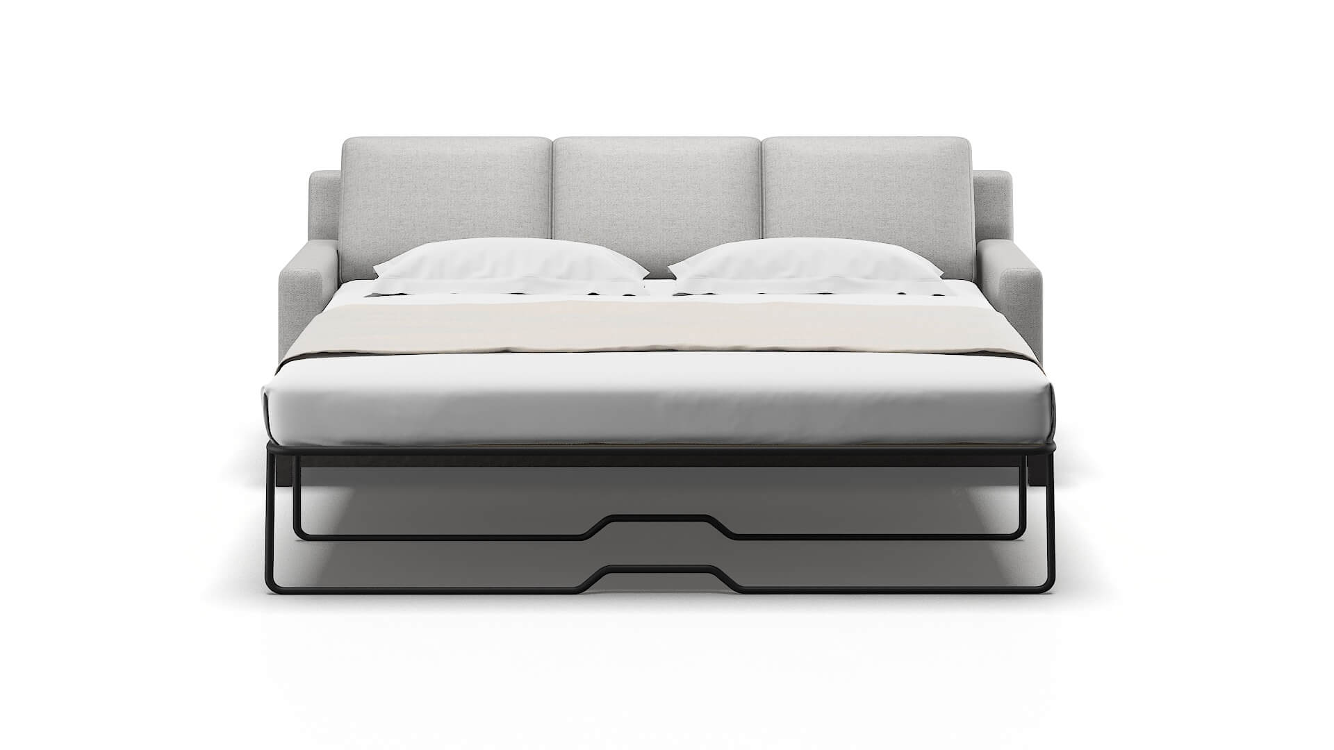 Houston Malibu Dove Sofa Sleeper Espresso legs 1