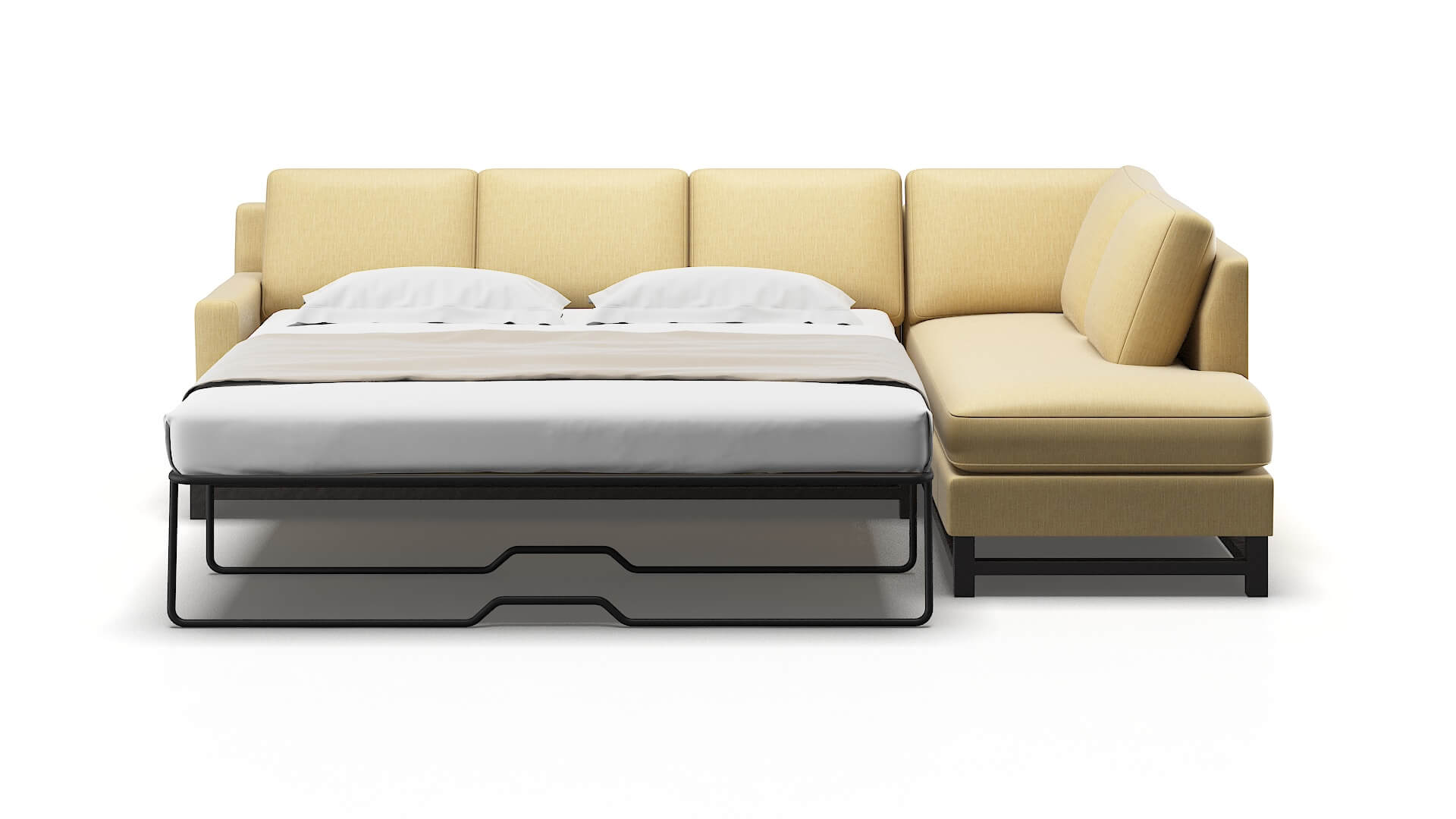 Houston Malibu Maize Panel Sleeper Espresso legs 1