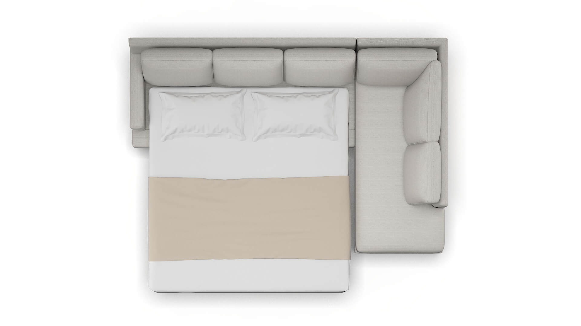 Houston Naples Ash Panel Sleeper Espresso legs 3