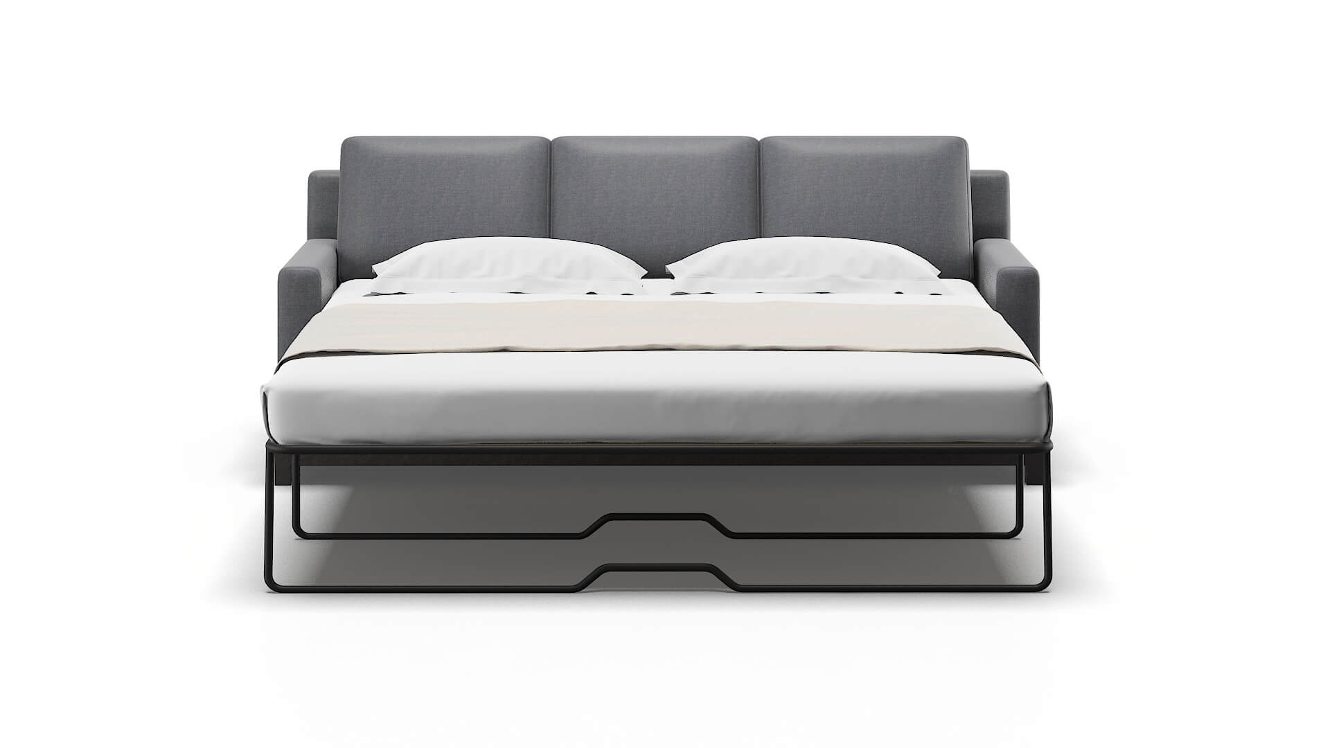 Houston Notion Graphite Sofa Sleeper Espresso legs 1