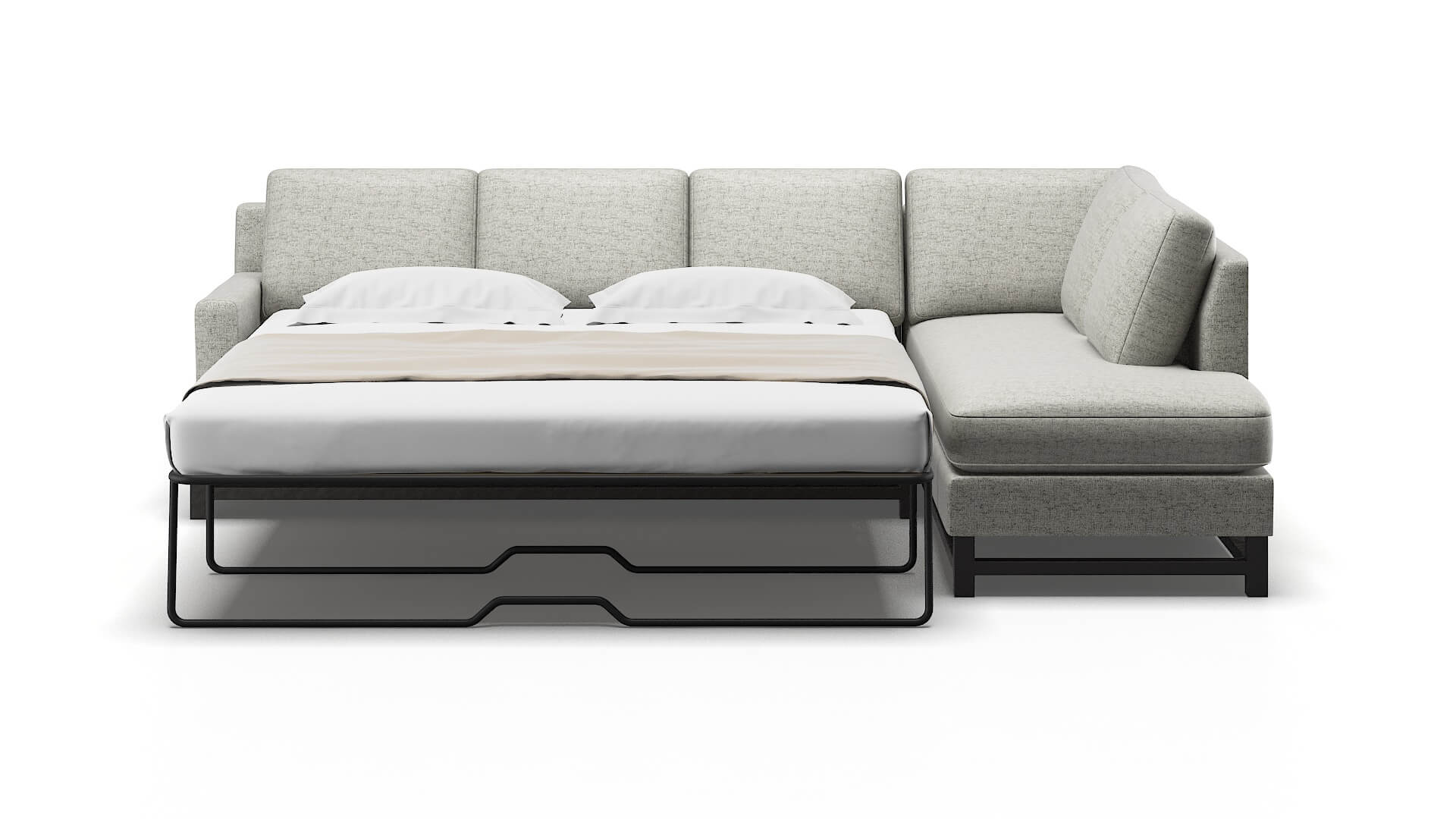 Houston Oceanside Granite Panel Sleeper Espresso legs 1