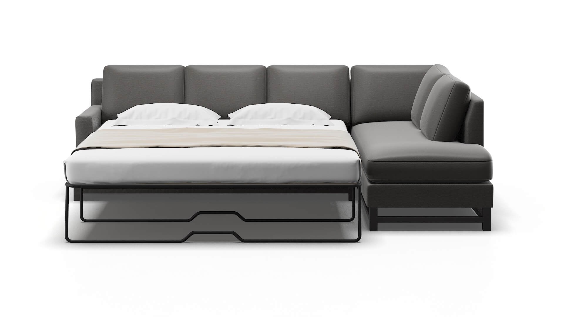Houston Oscar Grey Panel Sleeper Espresso legs 1