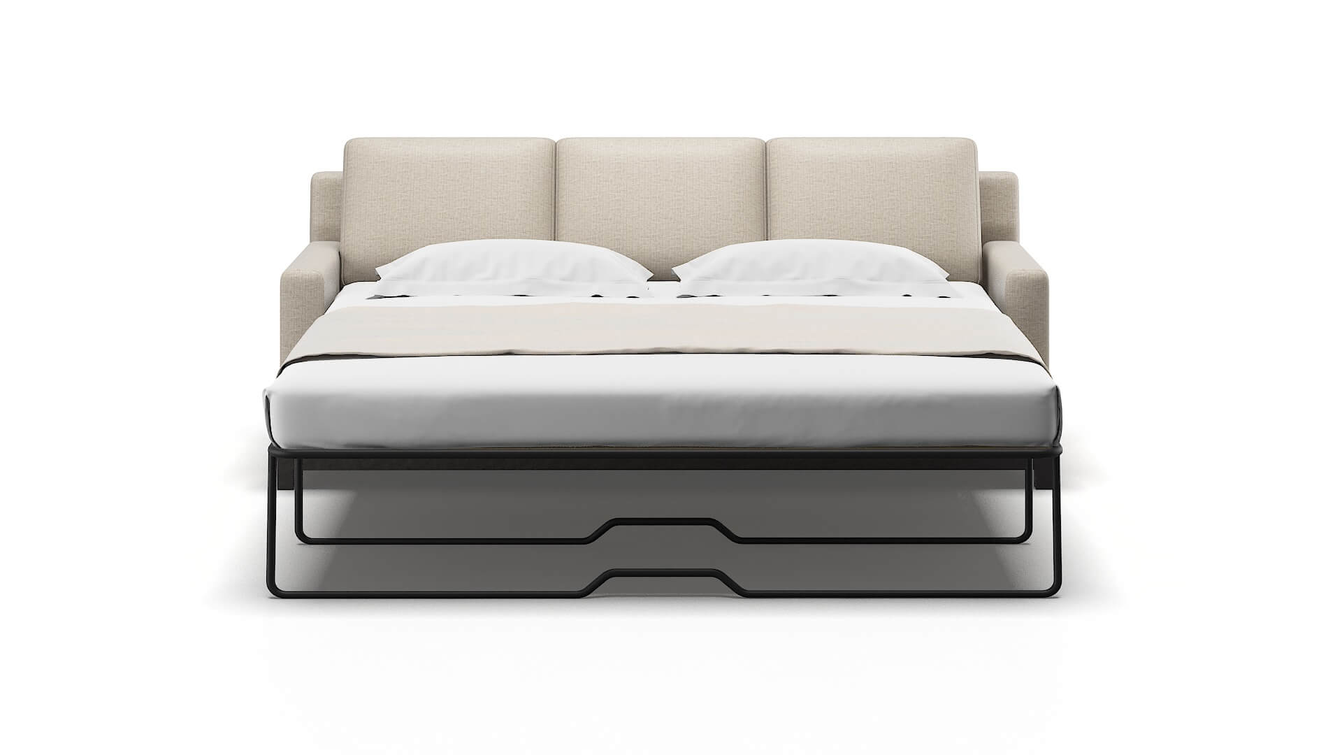 Houston Parker Wheat Sofa Sleeper Espresso legs 1