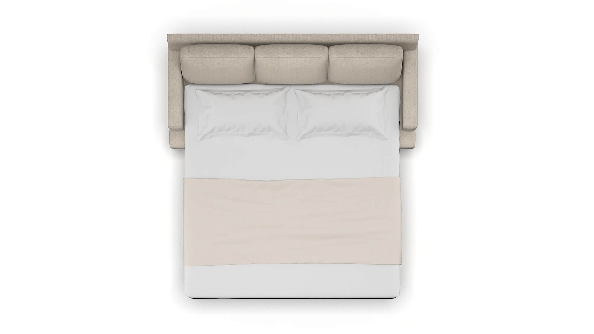 Houston Parker Wheat Sofa Sleeper Espresso legs 3