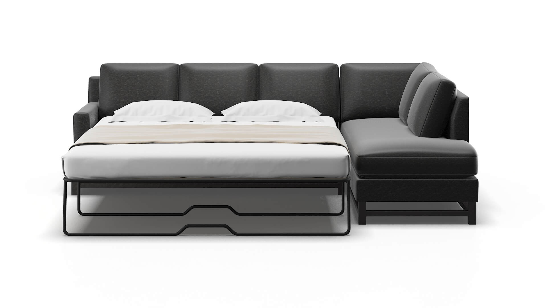 Houston Phoenix Charcoal Panel Sleeper Espresso legs 1