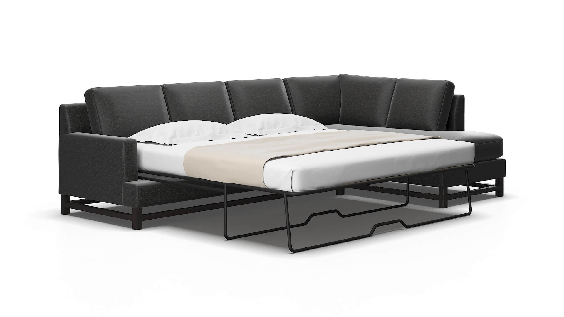 Houston Phoenix Charcoal Panel Sleeper espresso legs 2