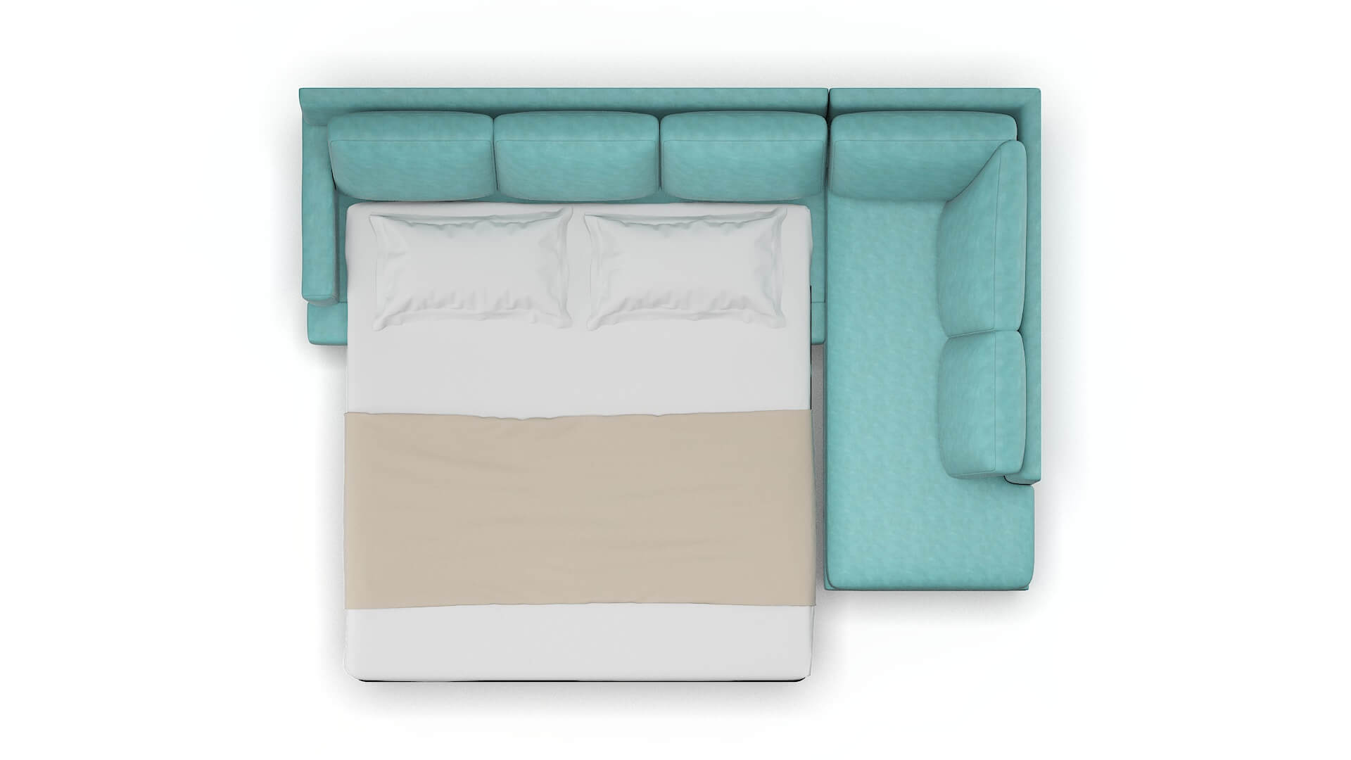 Houston Portland Mercury Panel Sleeper Espresso legs 3