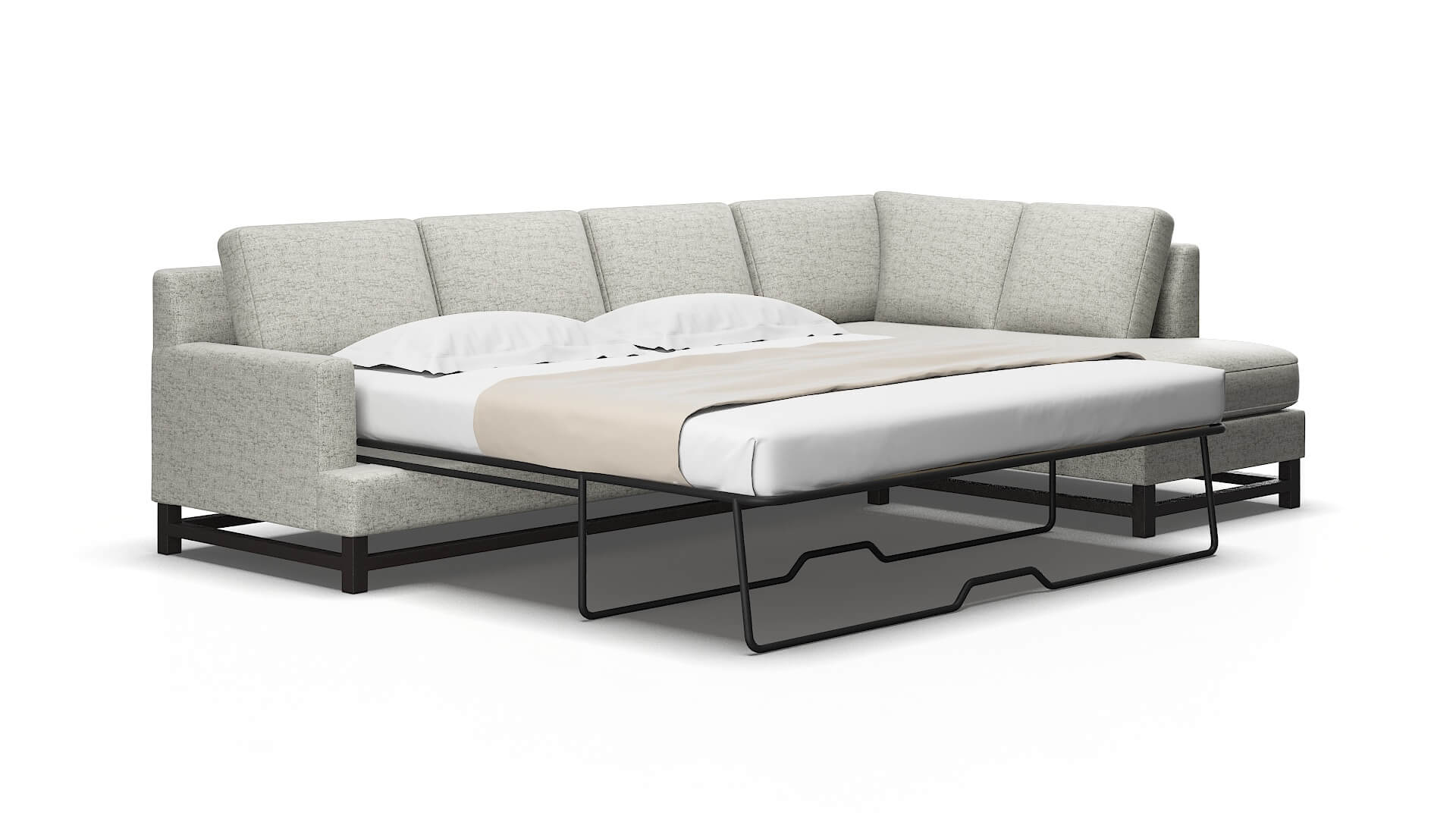 Houston Prime Gravel Panel Sleeper espresso legs 2