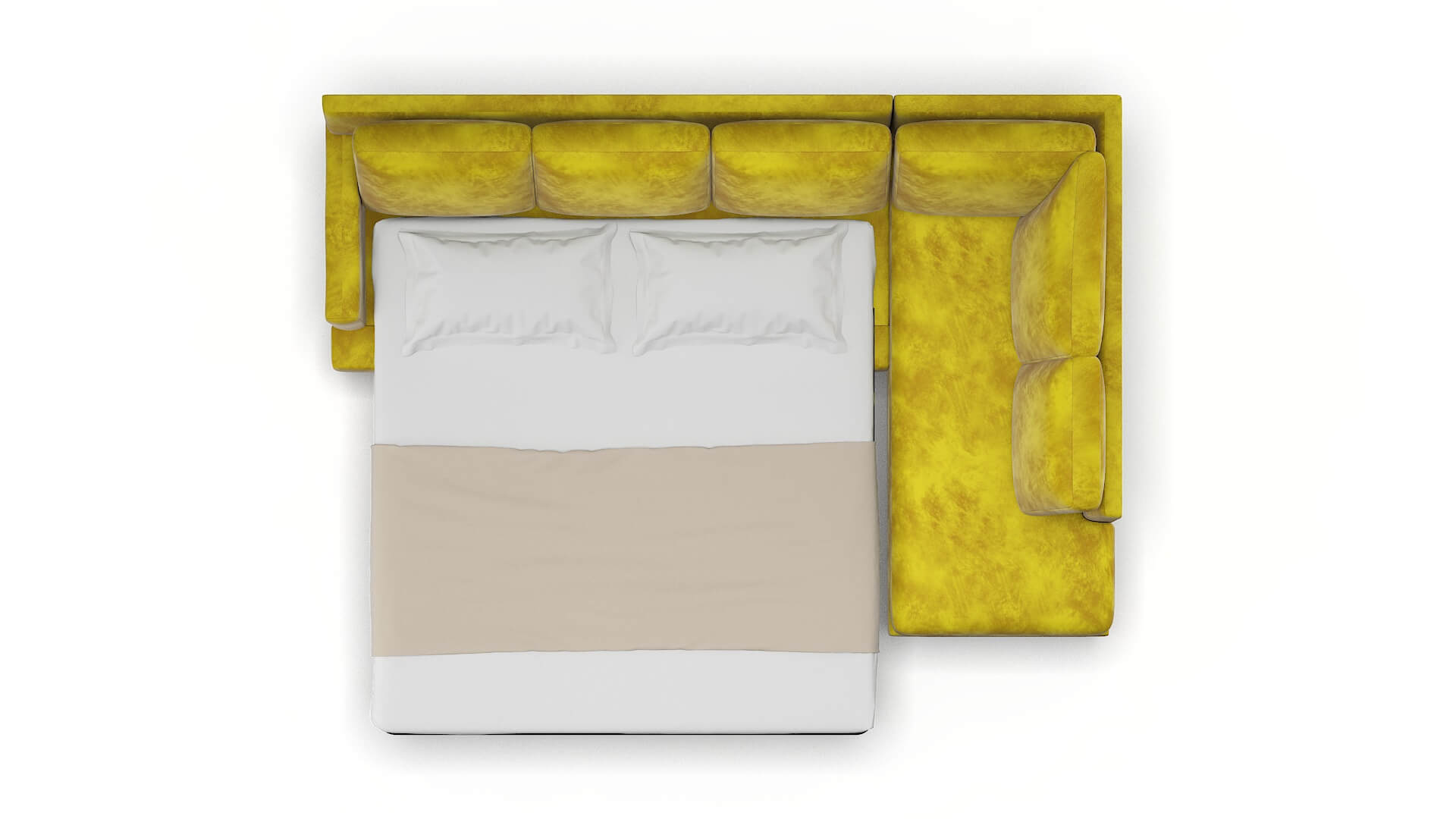 Houston Quartz 402 Panel Sleeper Espresso legs 3