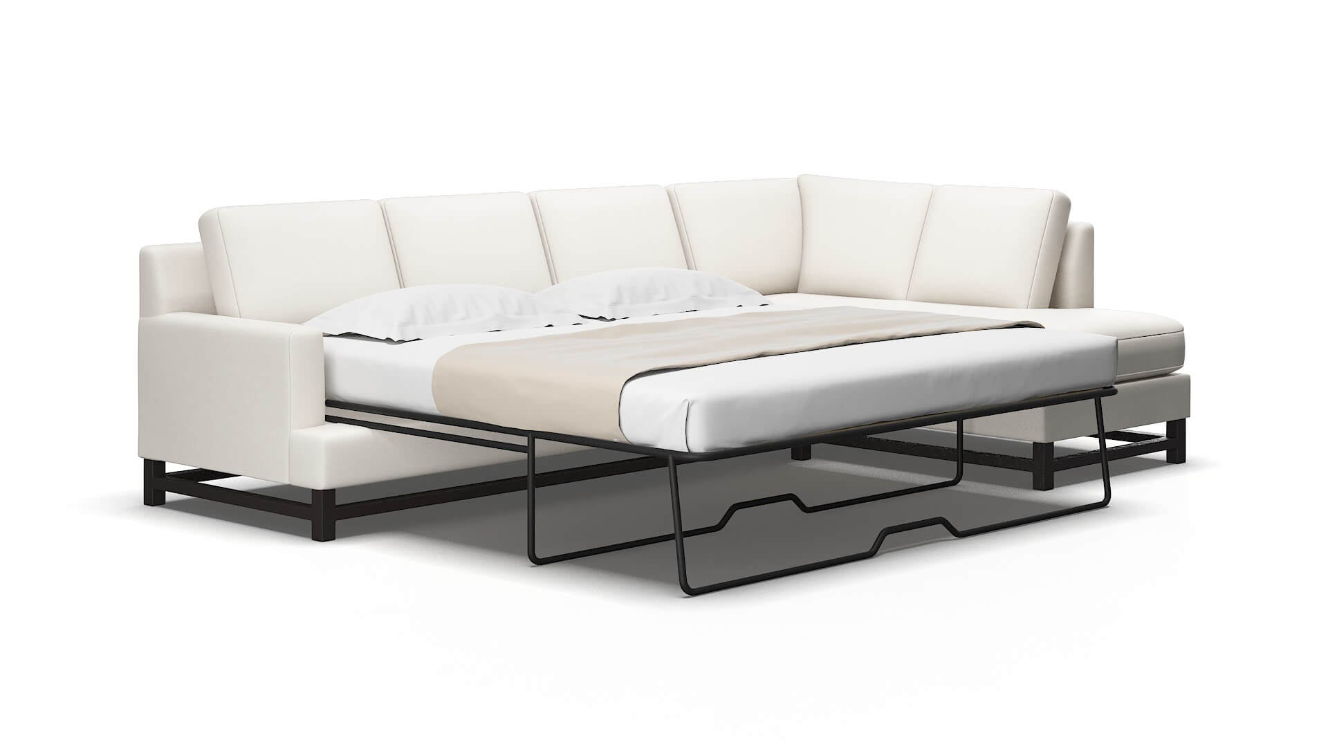 Houston Redondo Pearl Panel Sleeper Espresso legs 2