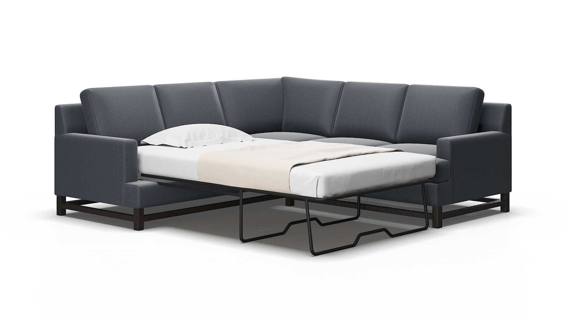 Houston Rocket eclipse Sectional sleeper Espresso Legs  2