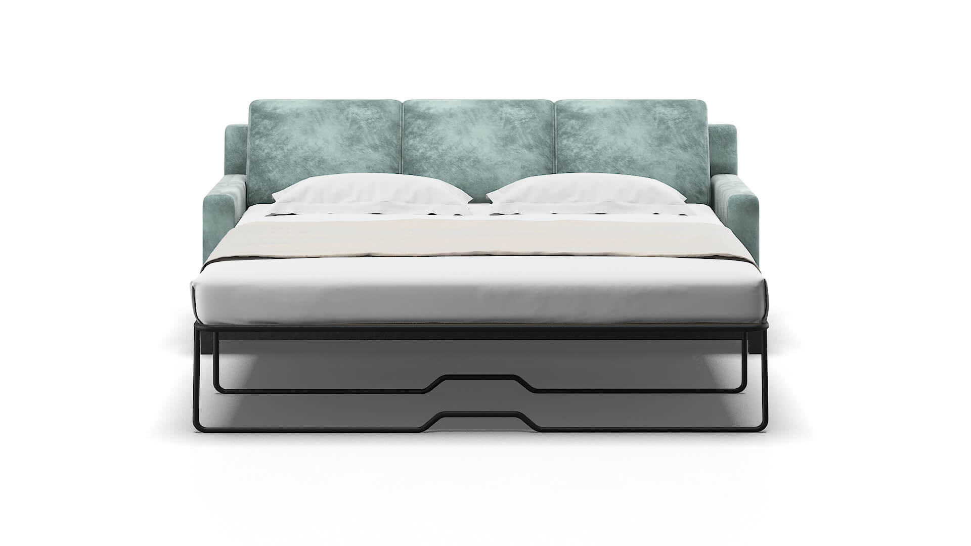 Houston Royale Cloud Sofa Sleeper Espresso legs 1