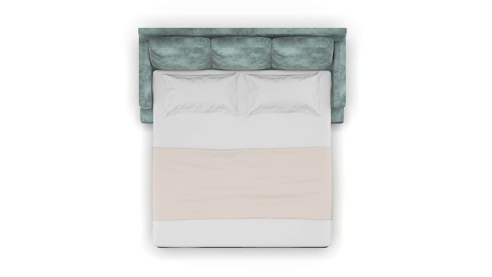 Houston Royale Cloud Sofa Sleeper Espresso legs 3