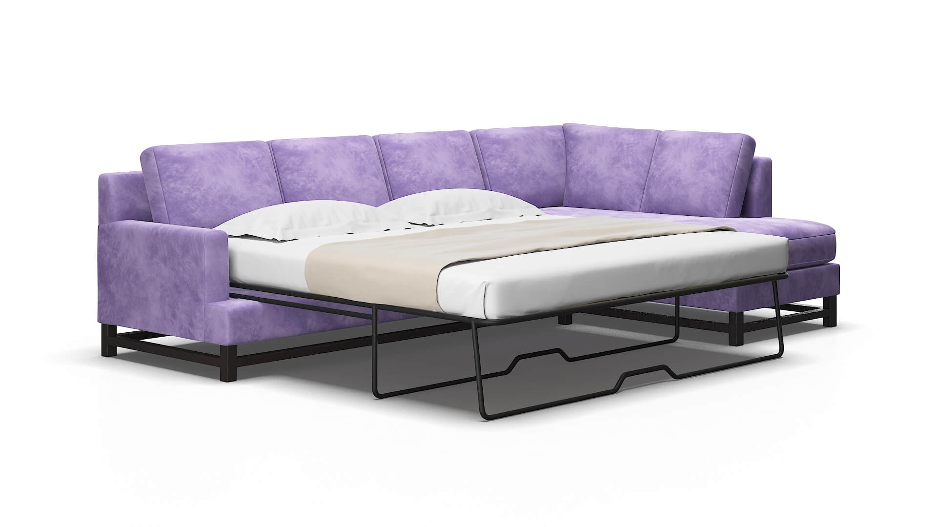 Houston Royale lavender Panel sleeper Espresso Legs  2