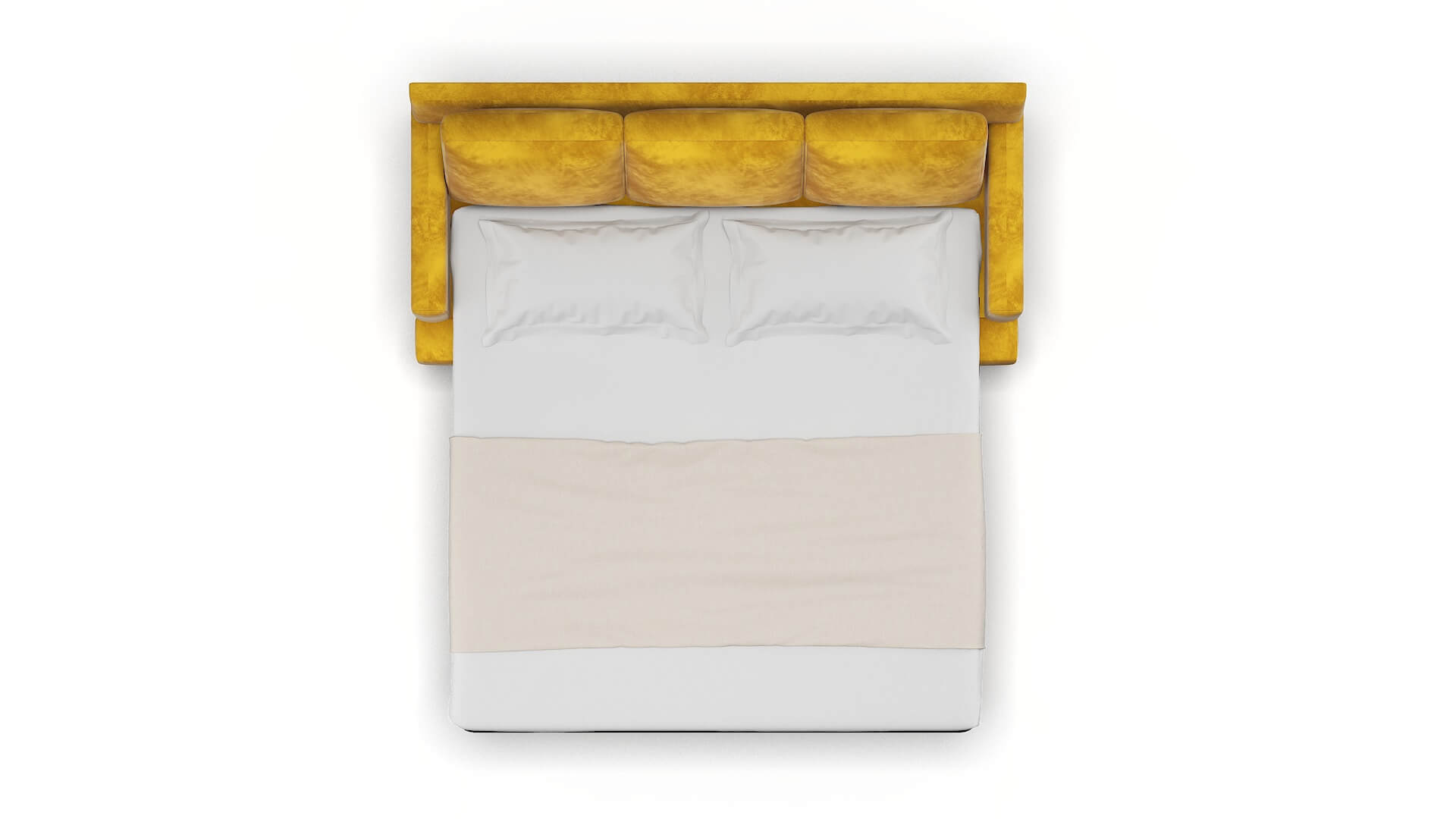 Houston Royale Marigold Sofa Sleeper Espresso legs 3